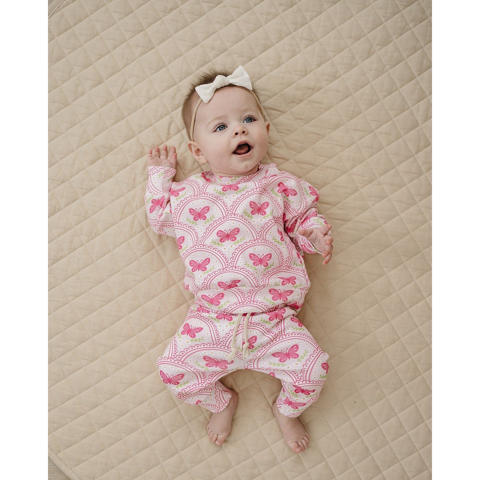 Jogger Set | Pink Butterfly