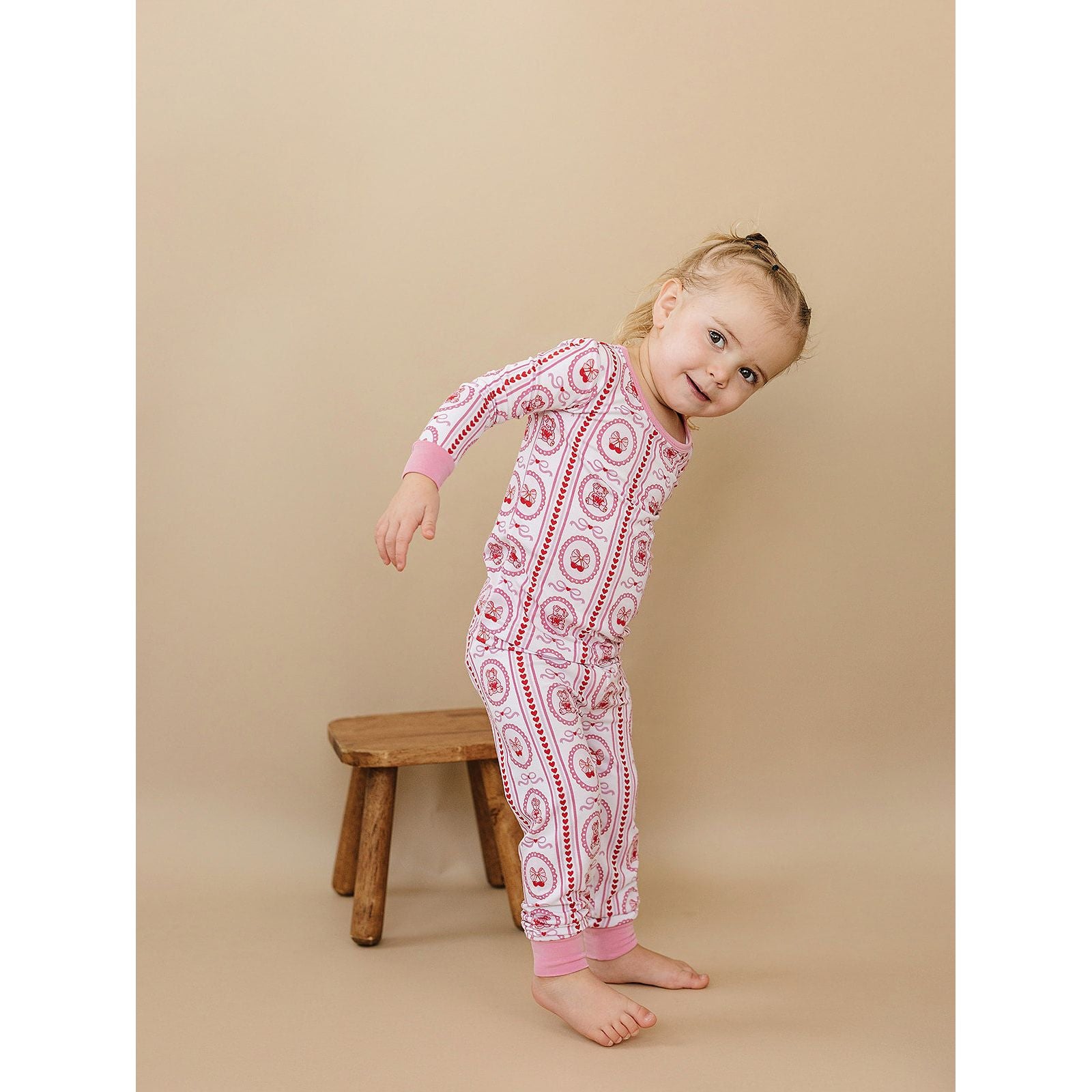 Bamboo Two Piece Set | Cherry Bear