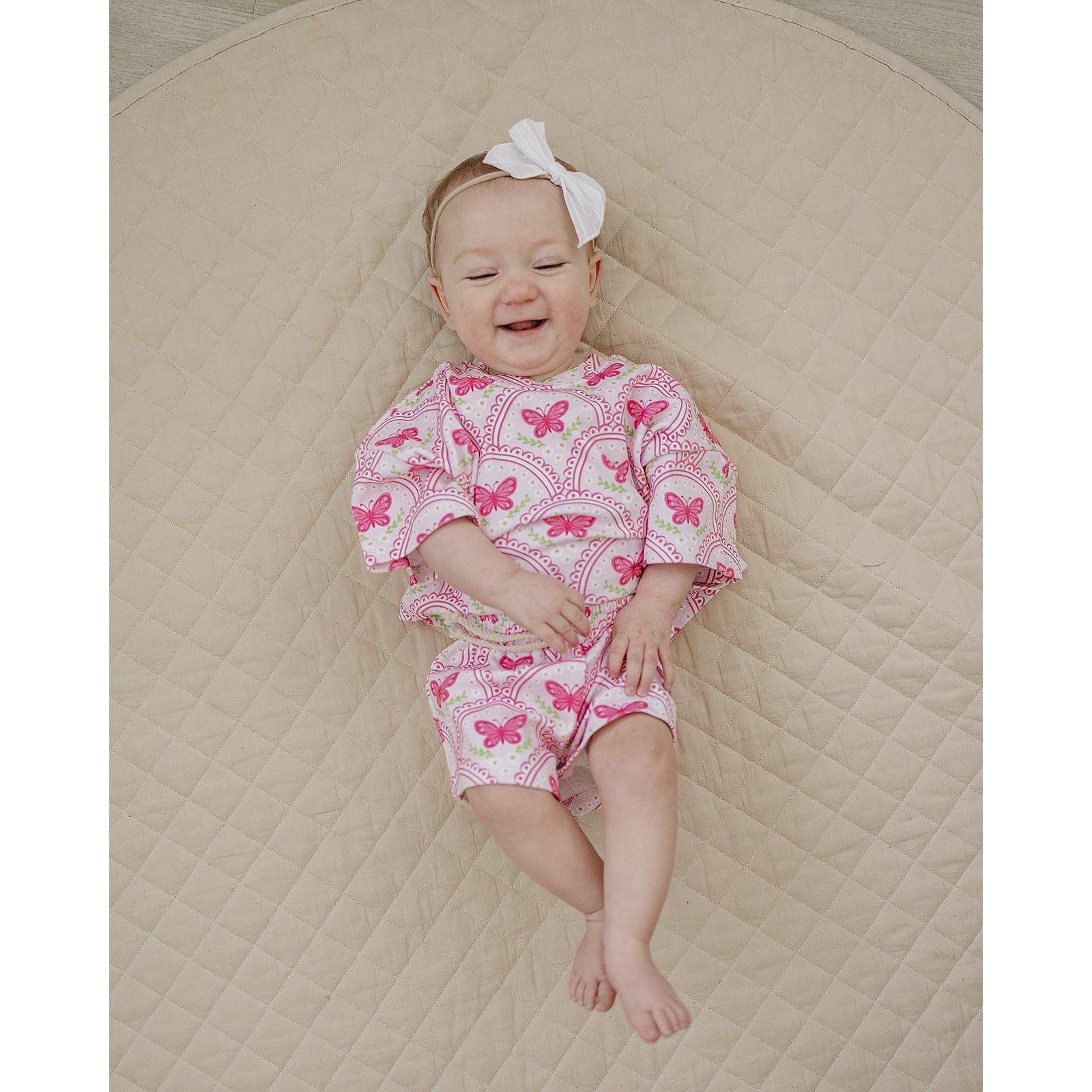 Shorts Set | Pink Butterfly