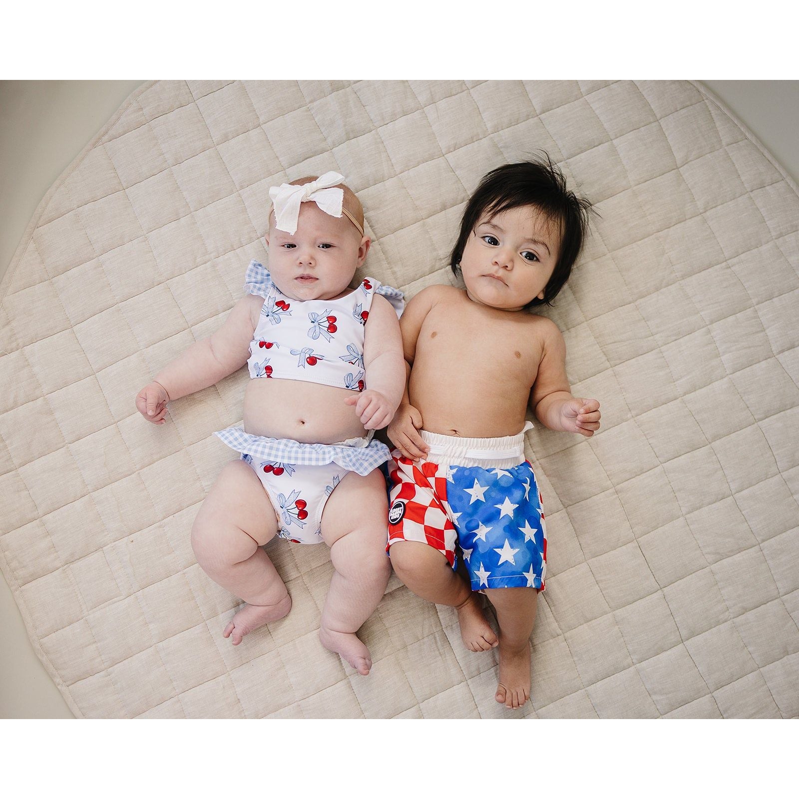 Two Piece Swimsuit | Blue Cherry