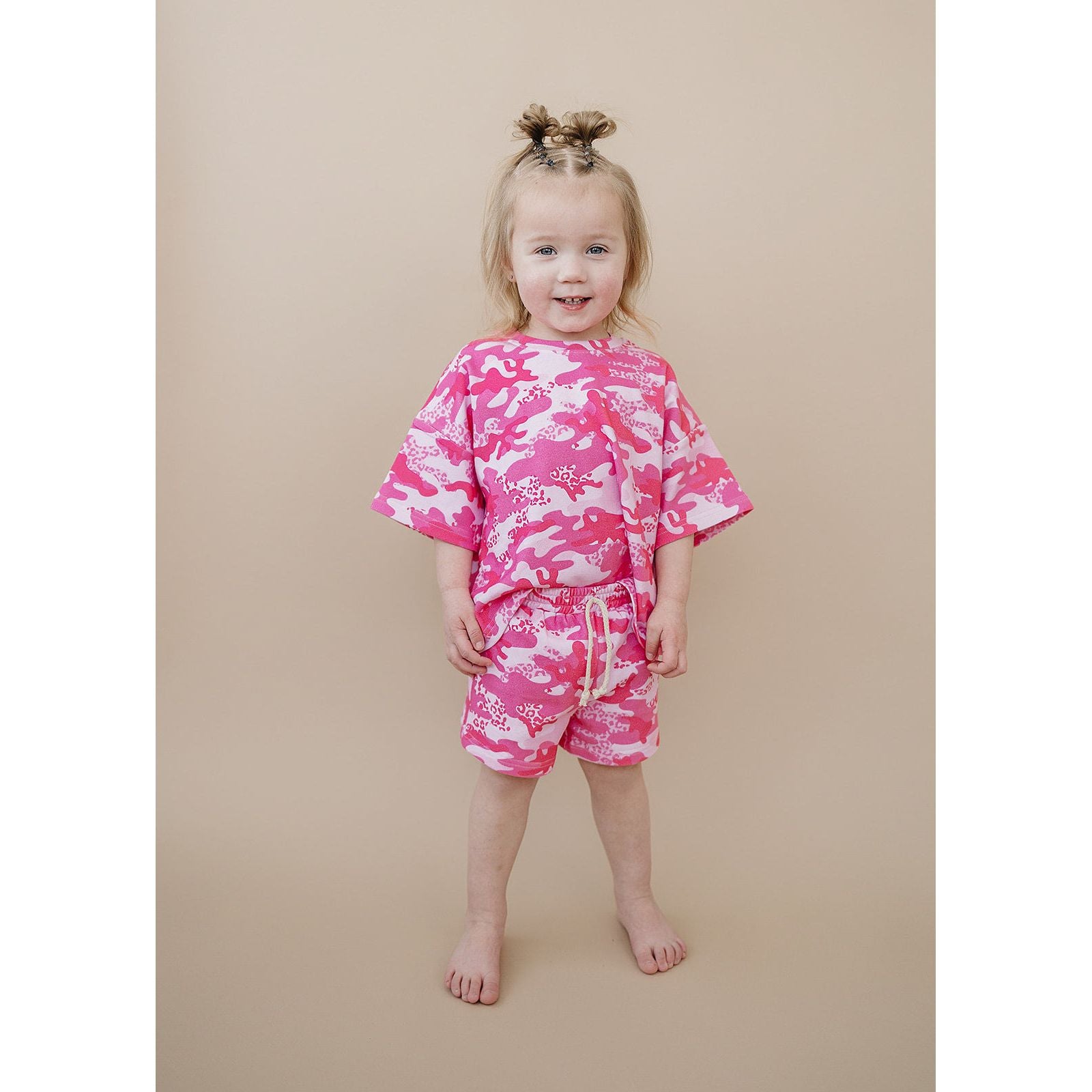 Shorts Set | Camo Leopard