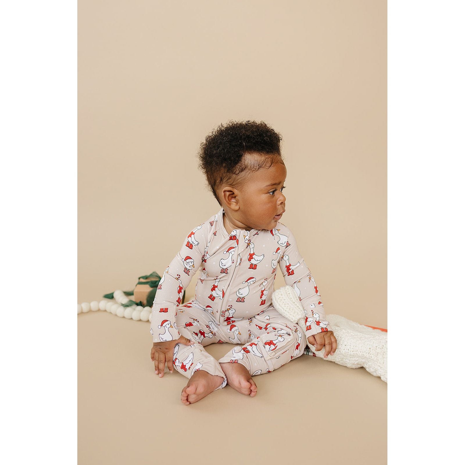 Bamboo Zip Romper | Merry Goose