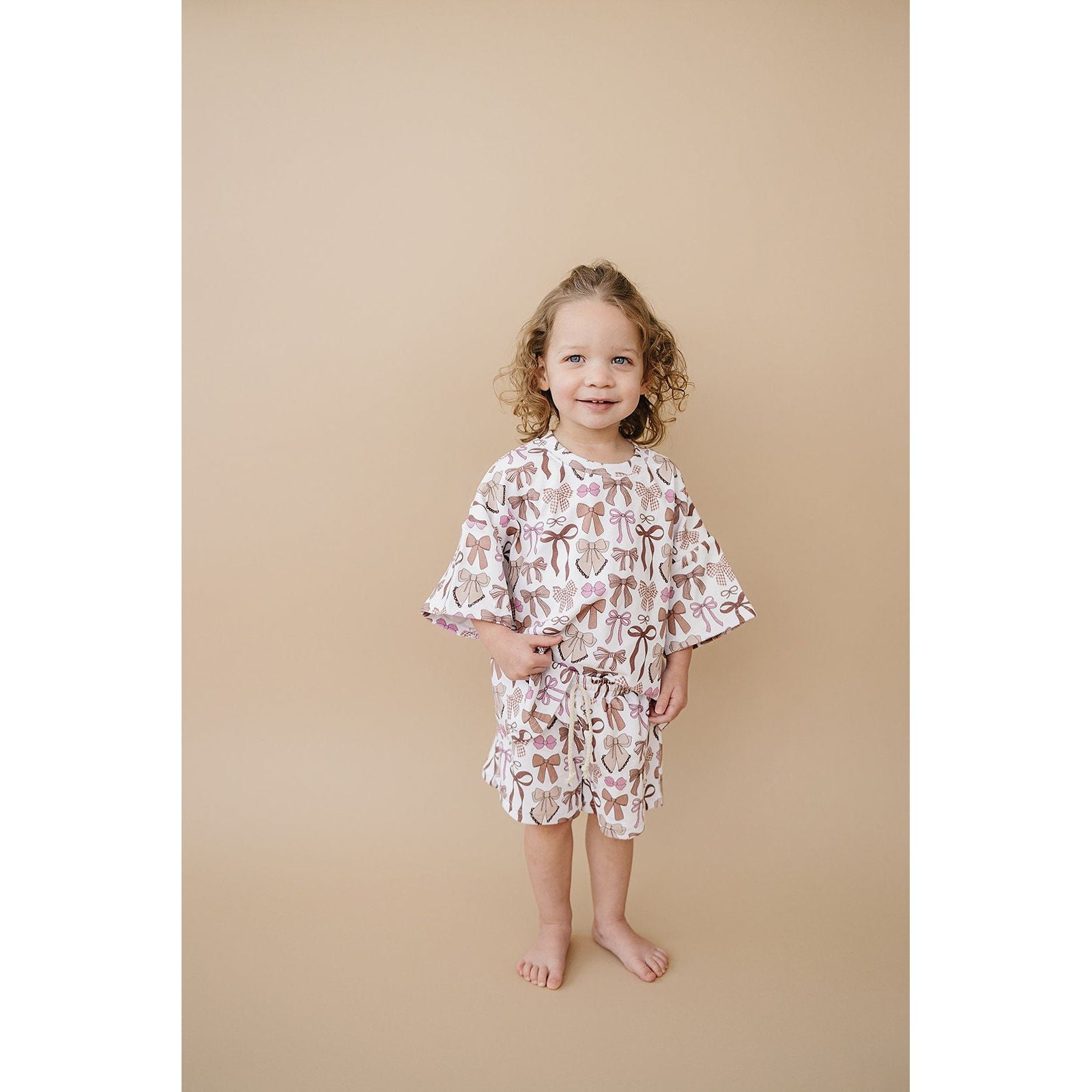 Shorts Set | Mocha Bows