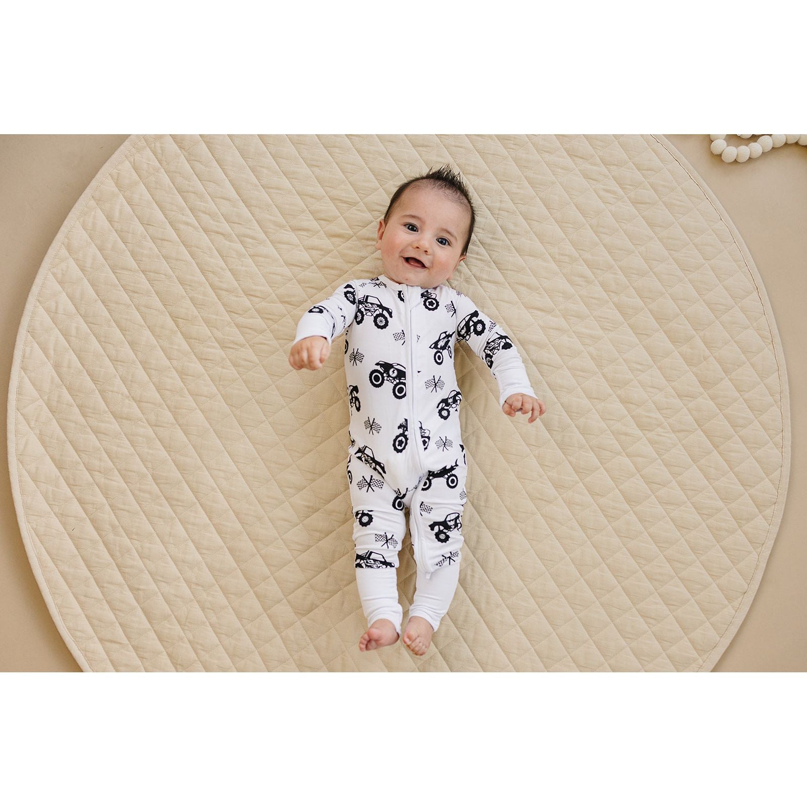 Bamboo Zip Romper | Monster Blaze