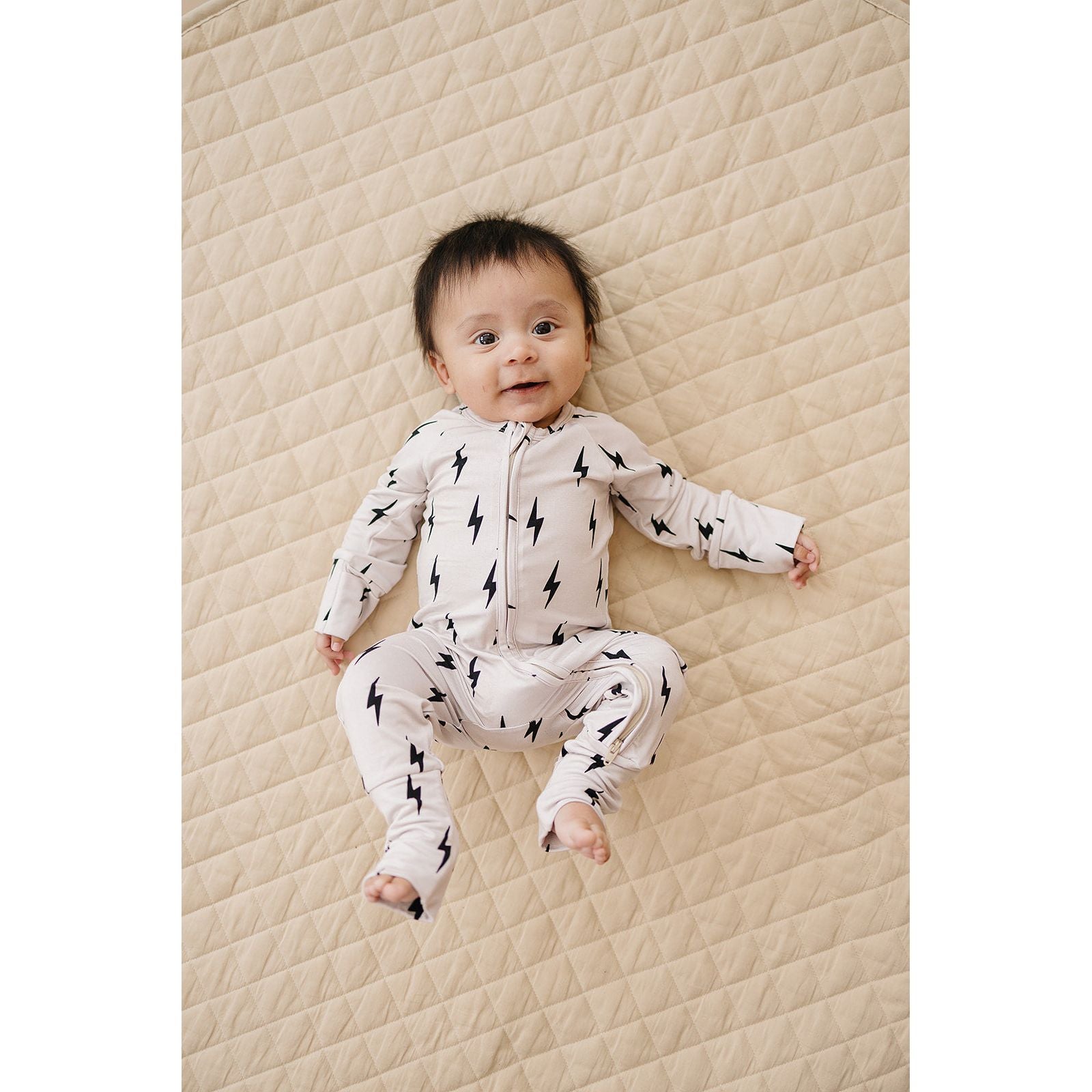 Bamboo Zip Romper | Little Bolt