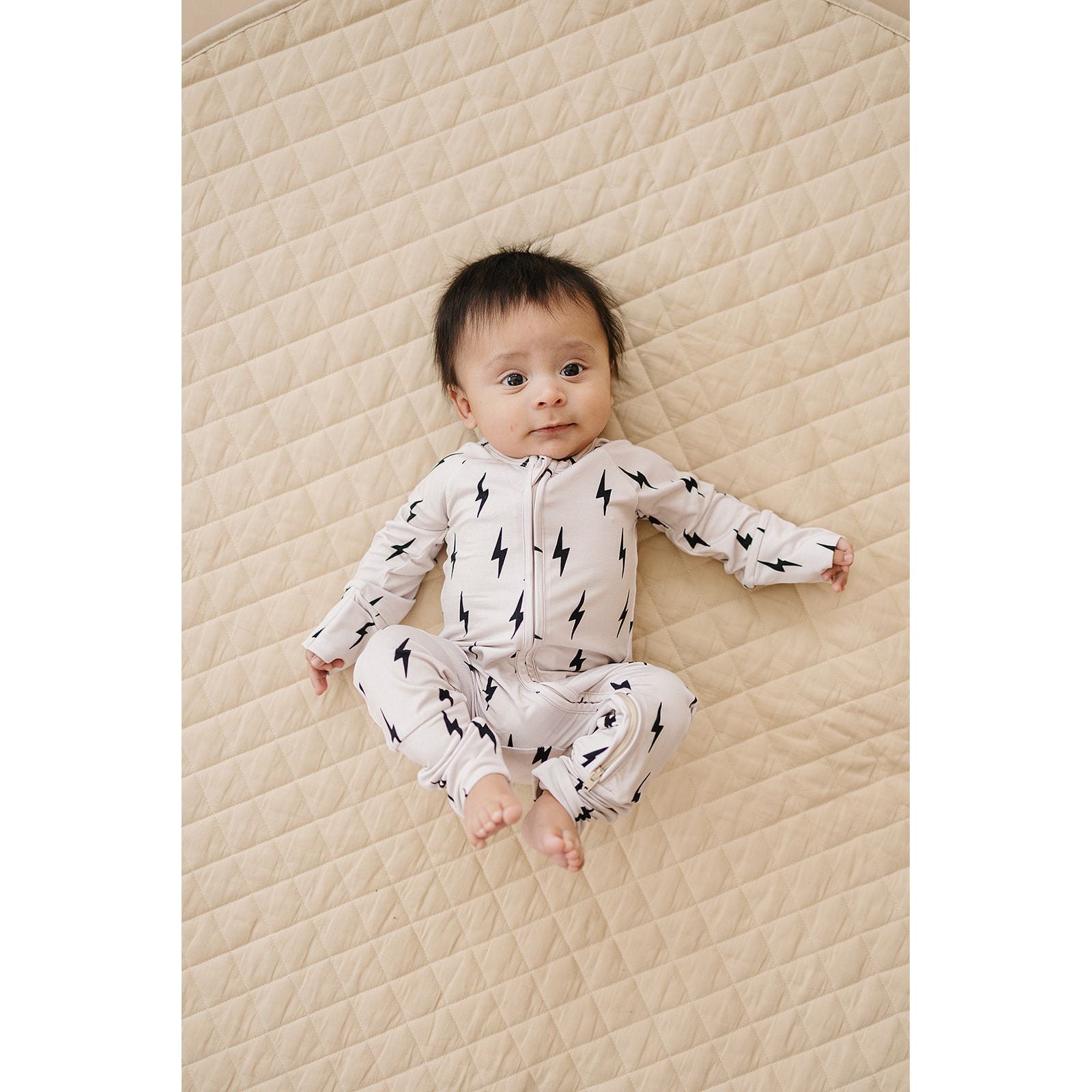 Bamboo Zip Romper | Little Bolt
