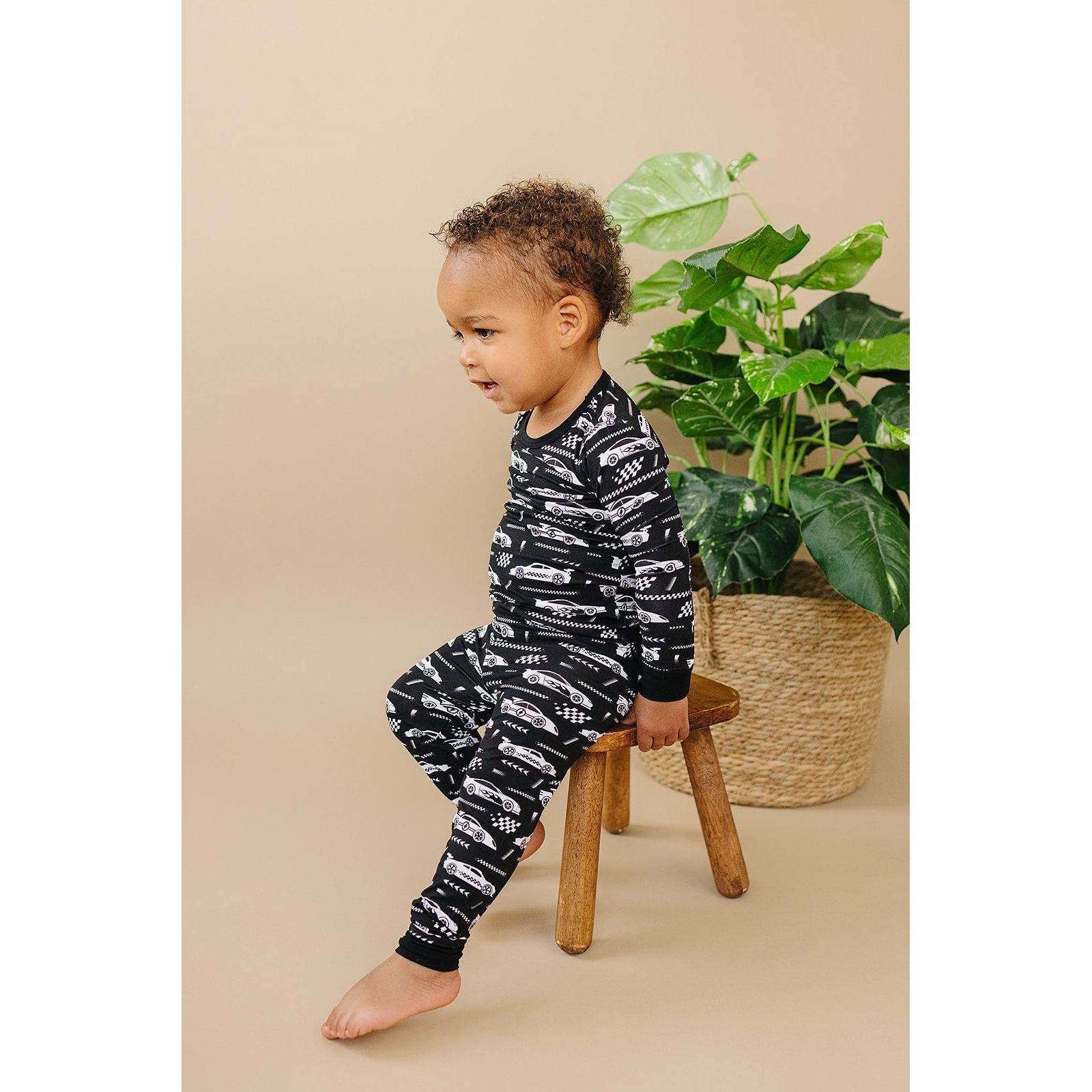 Bamboo Two Piece Set | Race Cars