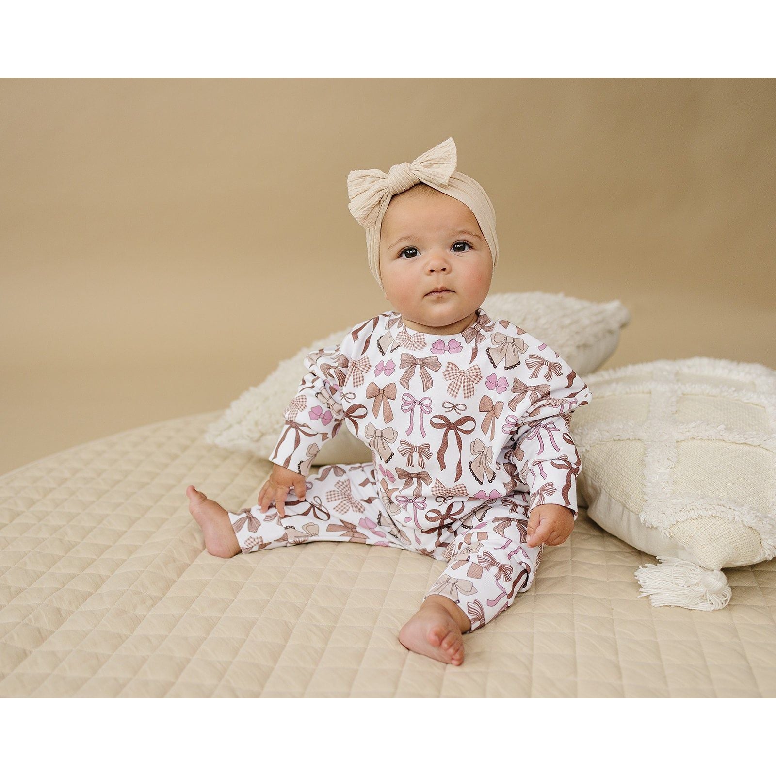 Jogger Set | Mocha Bows