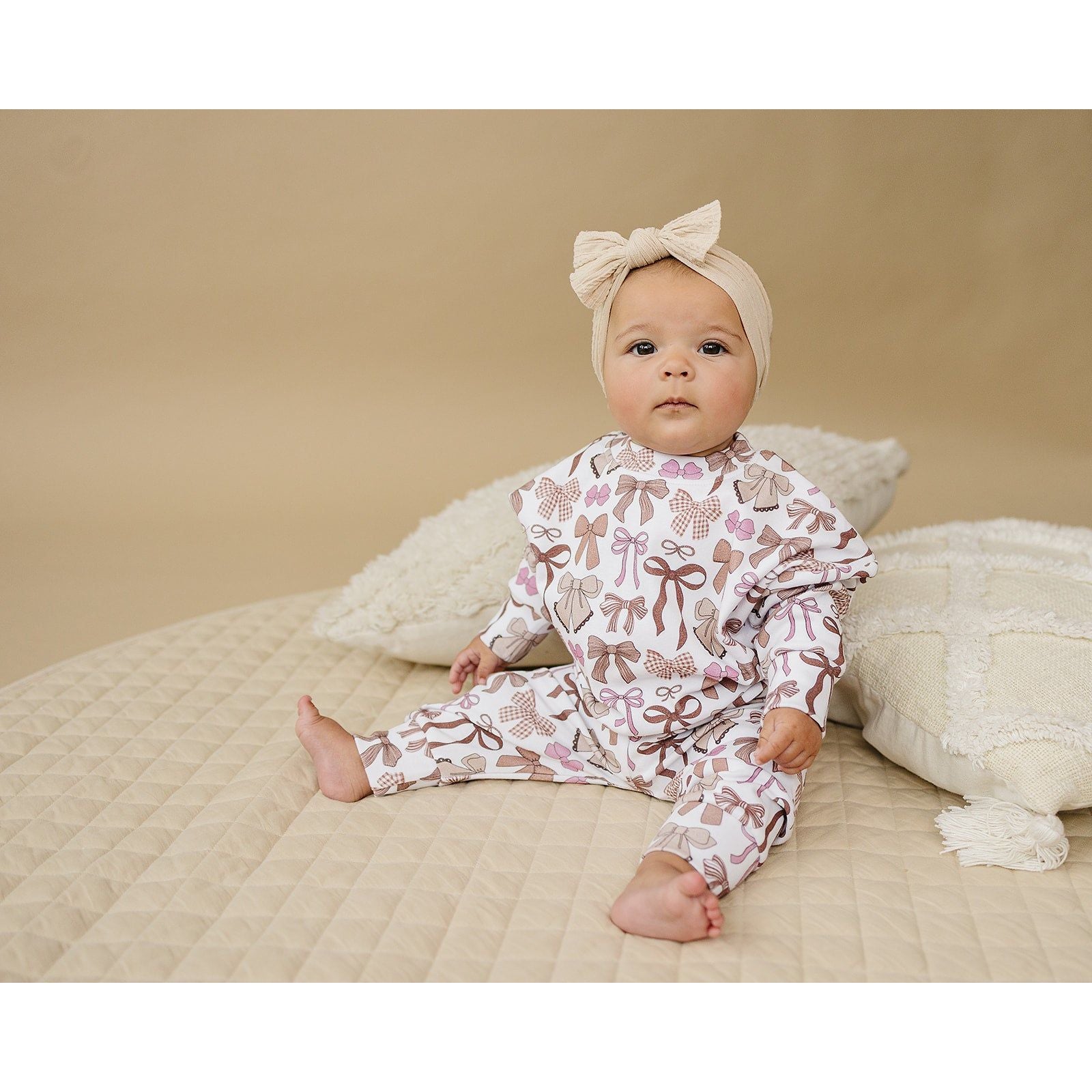 Jogger Set | Mocha Bows