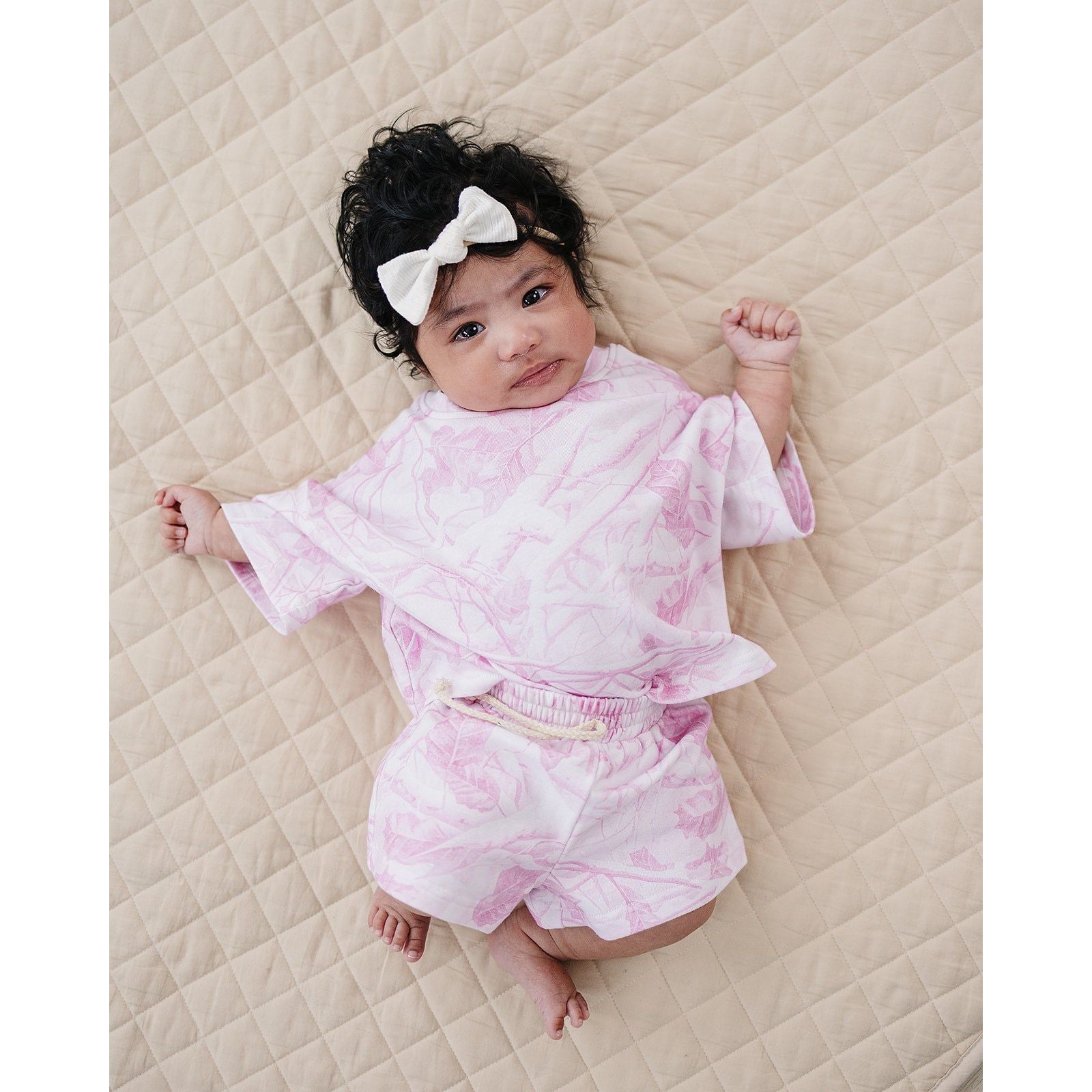 Shorts Set | Pink Camo