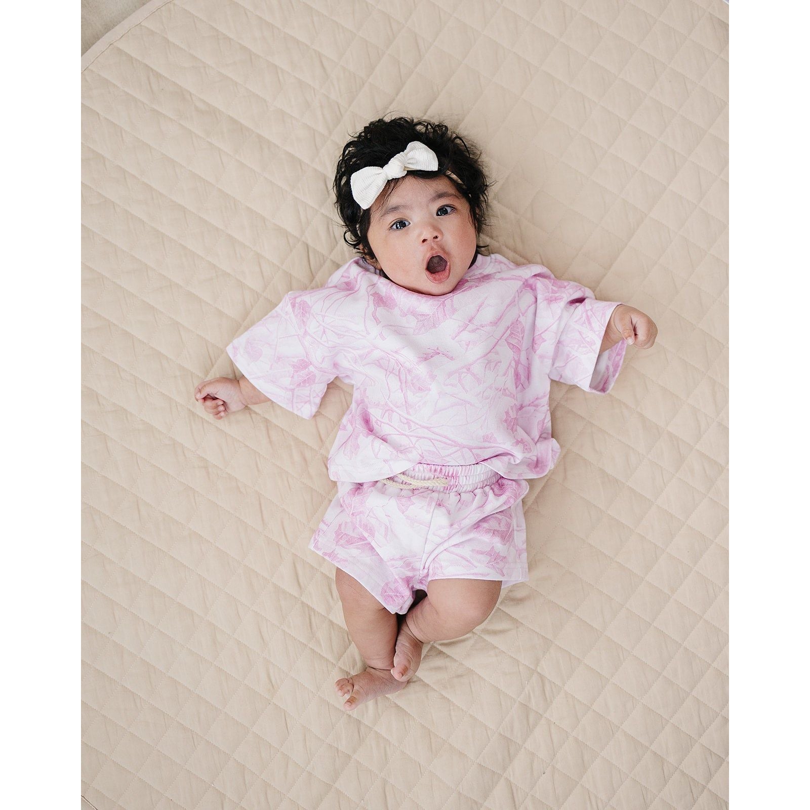 Shorts Set | Pink Camo