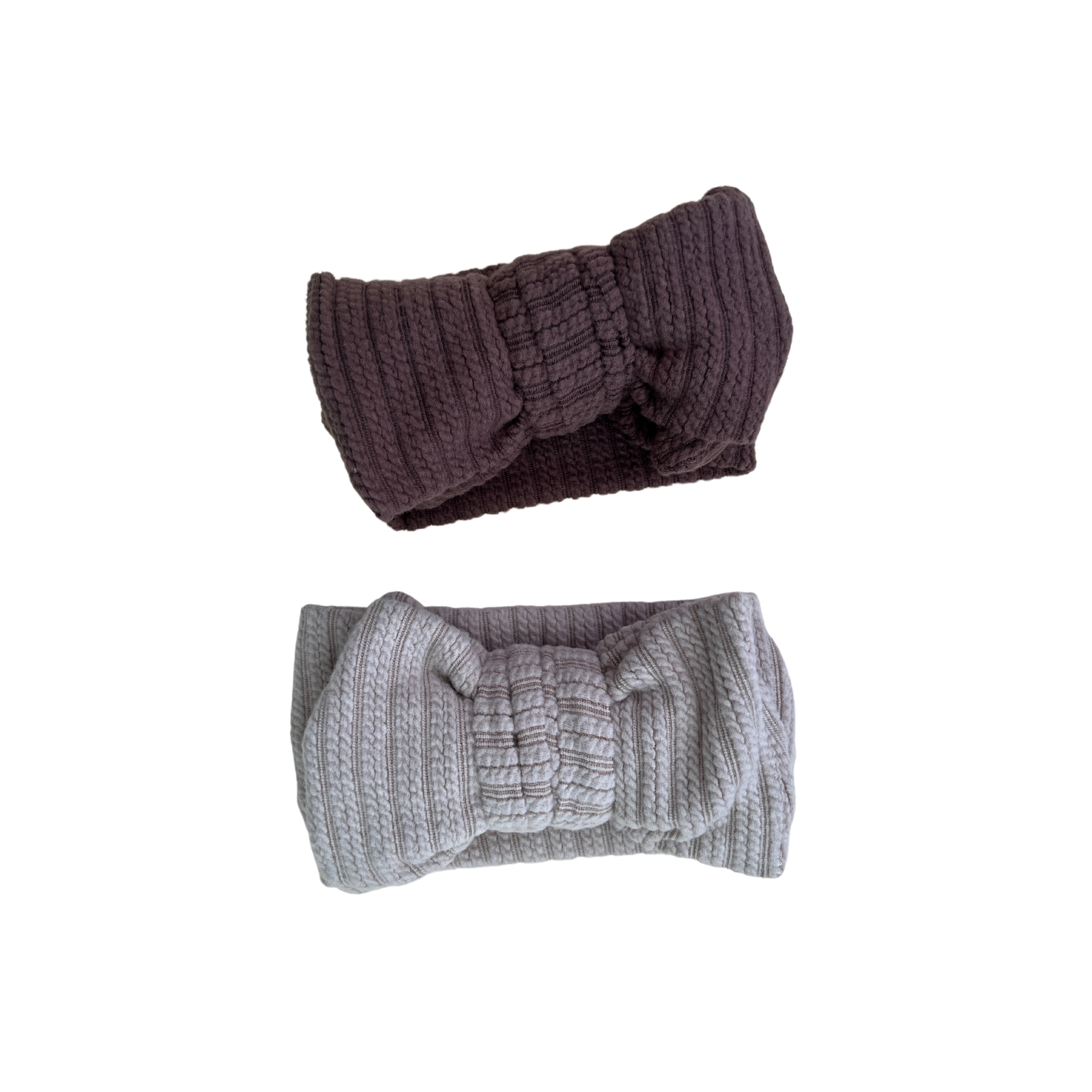 Luna + Luca Top Knot Headband - Brown