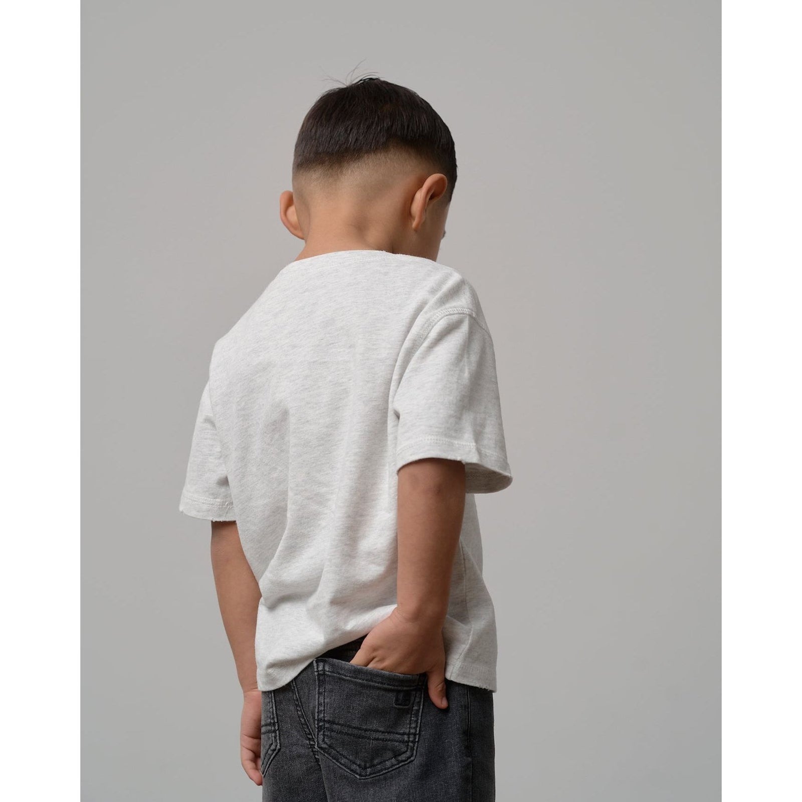Athletic Boxy Tee - Light Heather Grey