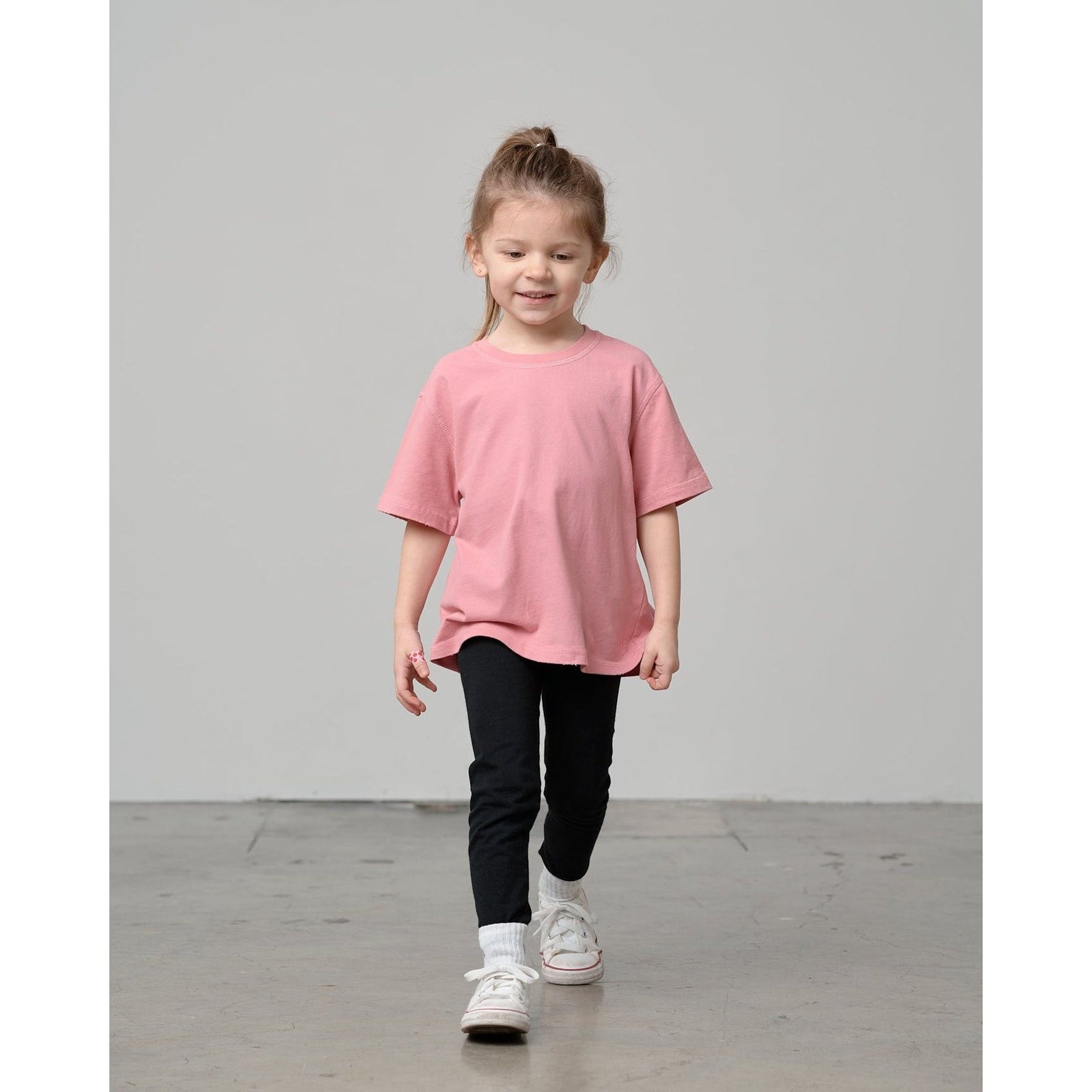 Athletic Boxy Tee - Rose