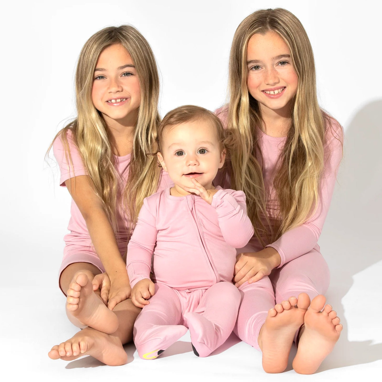 Dusty Rose Bamboo Convertible Footie
