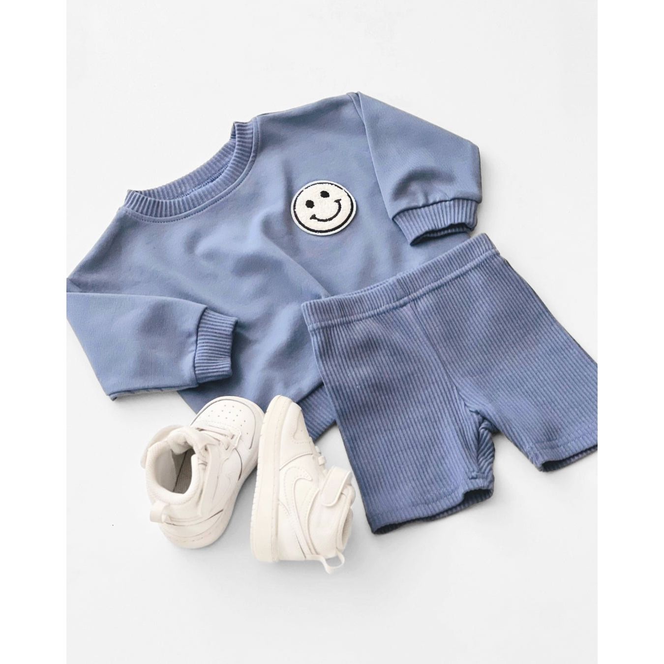 Biker Shorts Set | Blue