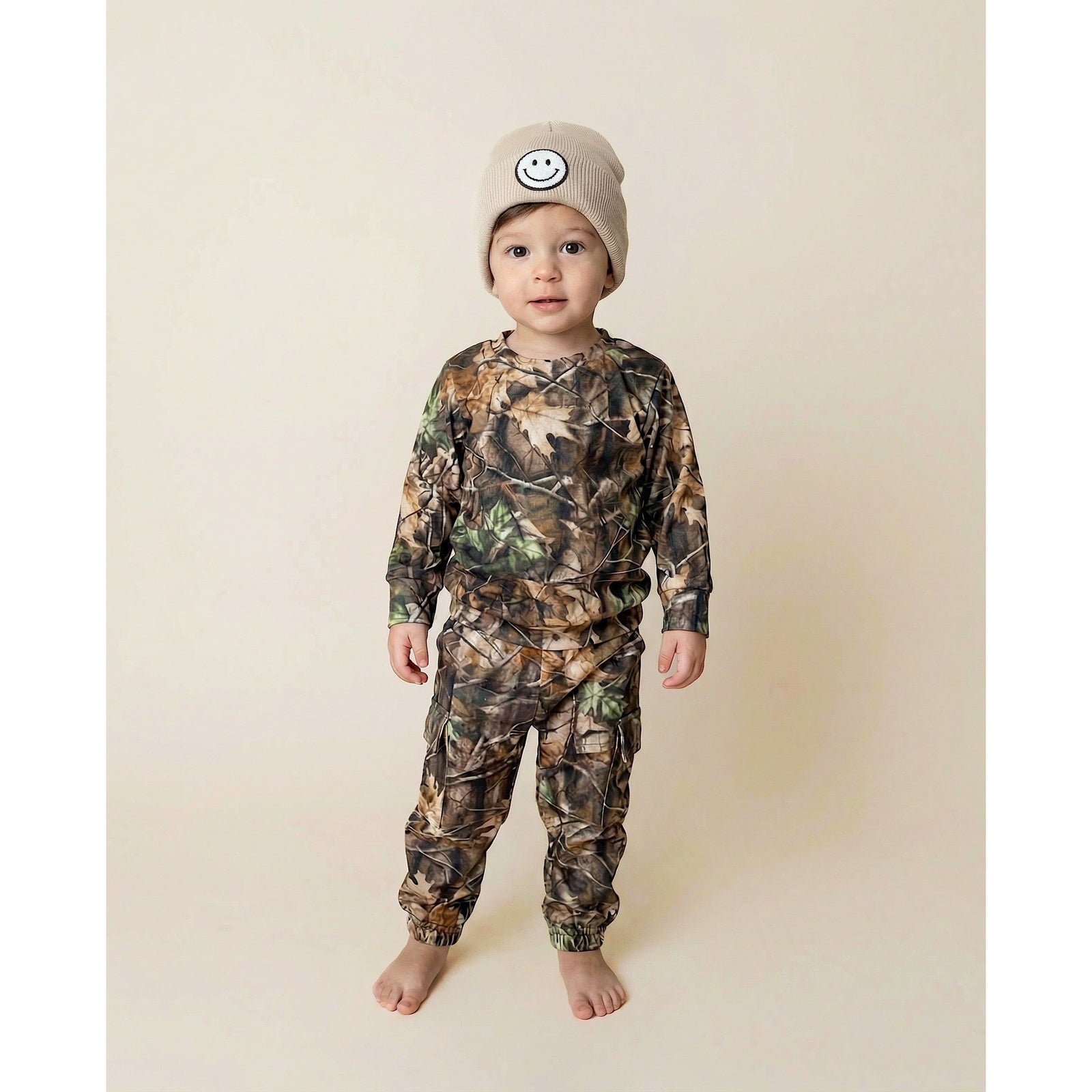 Cargo Jogger Set | Brown Camo