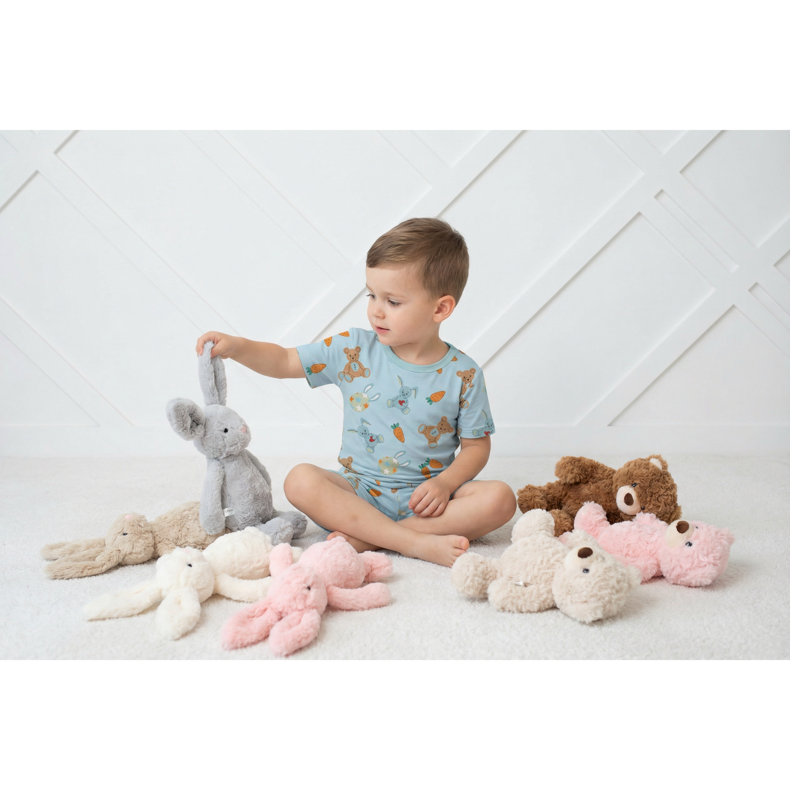 Carrot Crew Shorts Set Pajama
