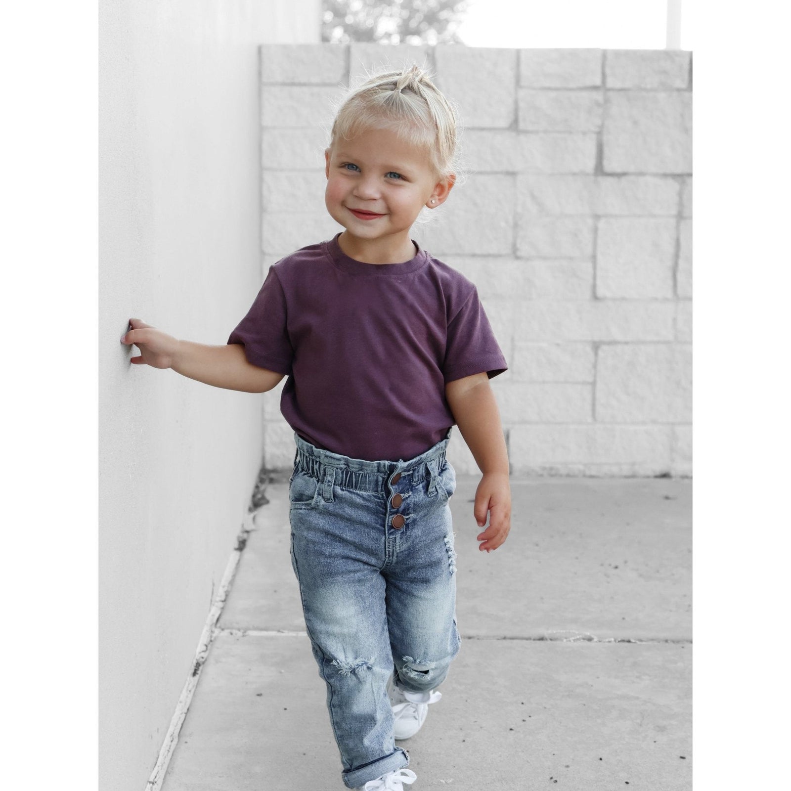 Elevated Tee - Huckleberry