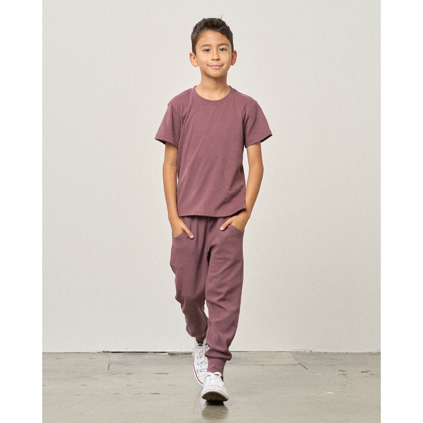 Elevated Tee - Huckleberry