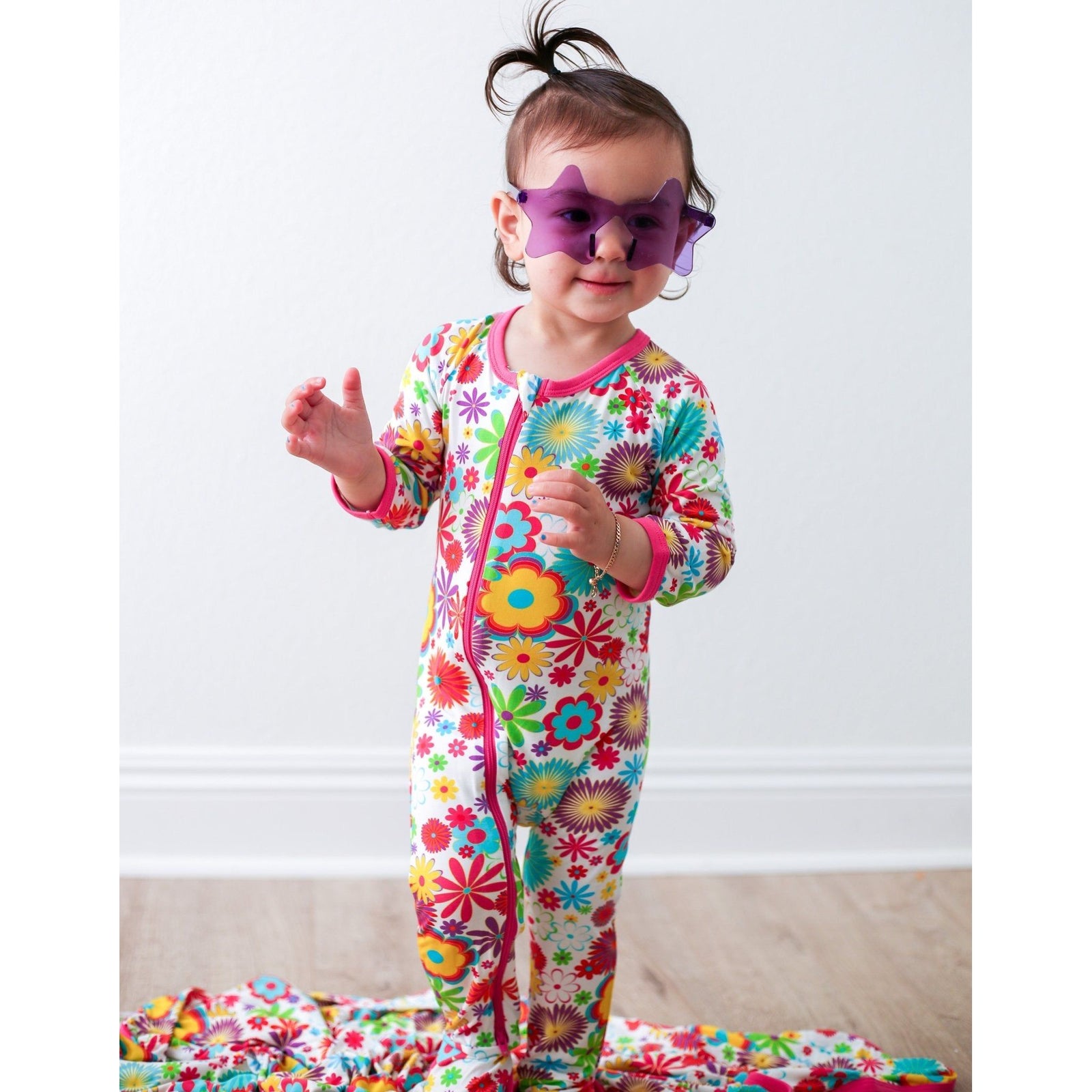 Groovy Bloom Footie