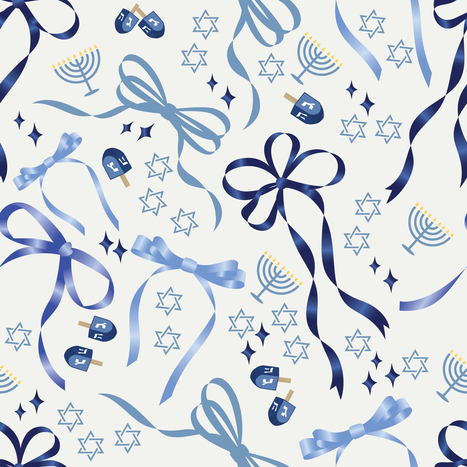Dreidel Bows Women's Pajama