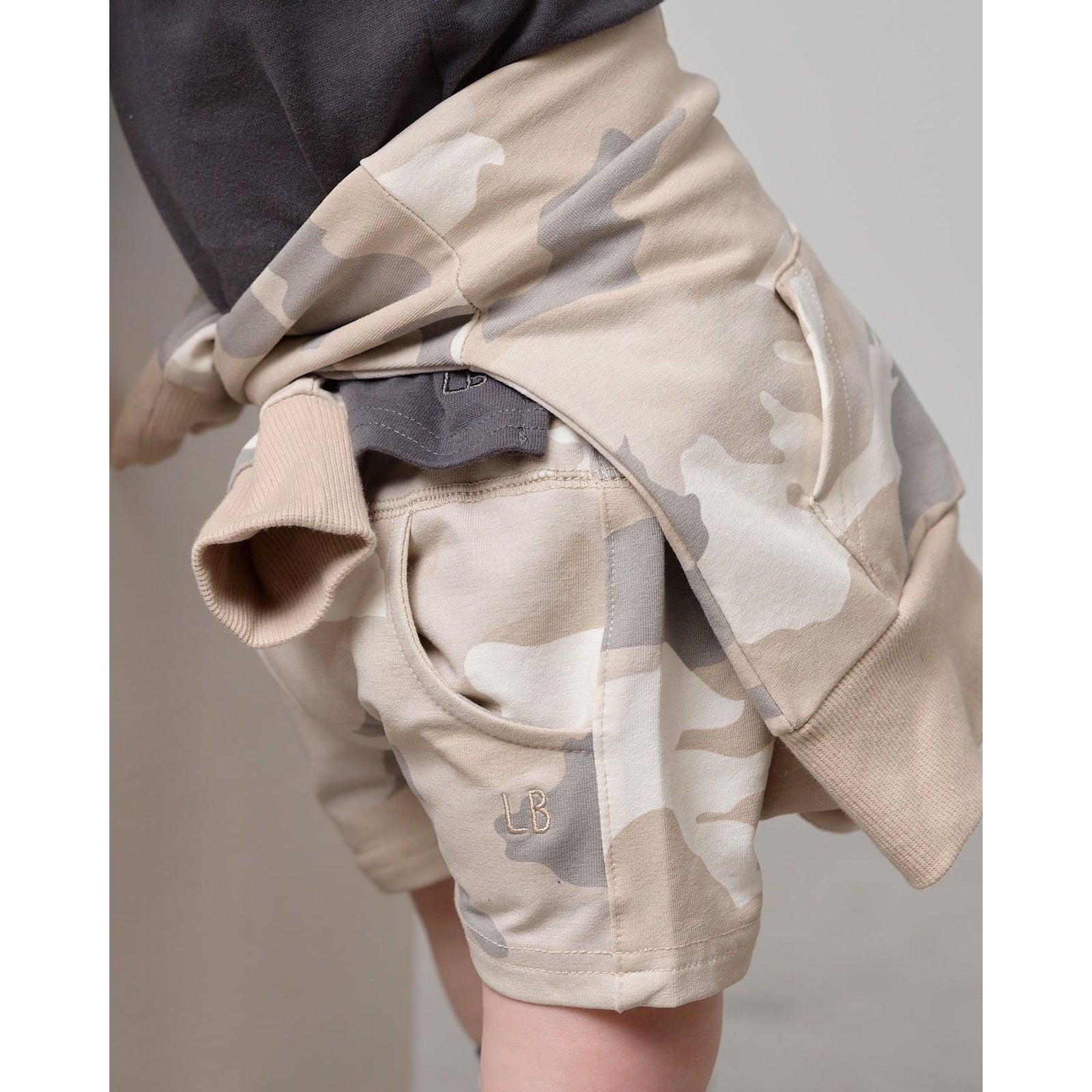 Harem Short - Faded Camo