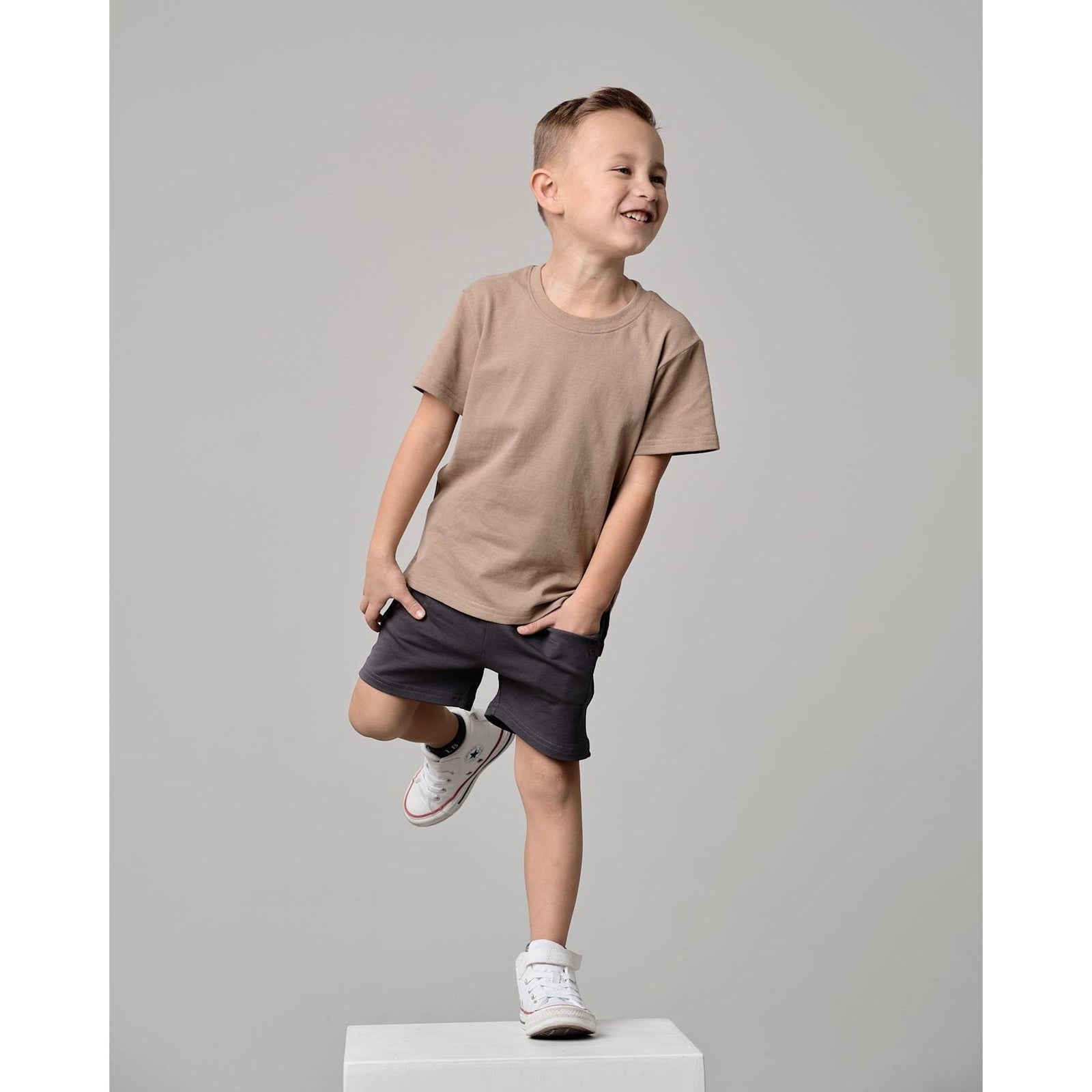 Elevated Tee - Driftwood