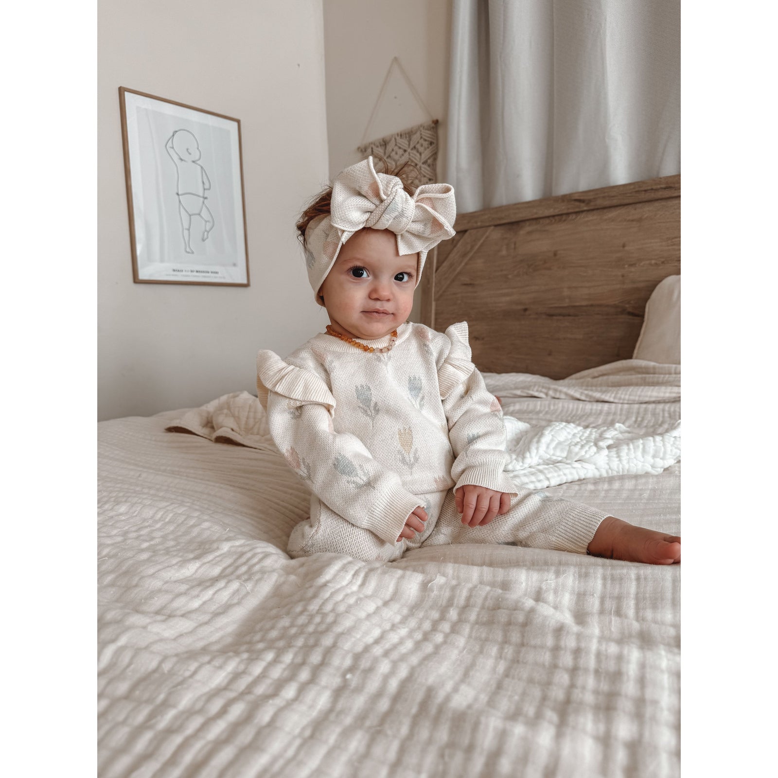 Luna + Luca Tulip Jacquard Jumpsuit