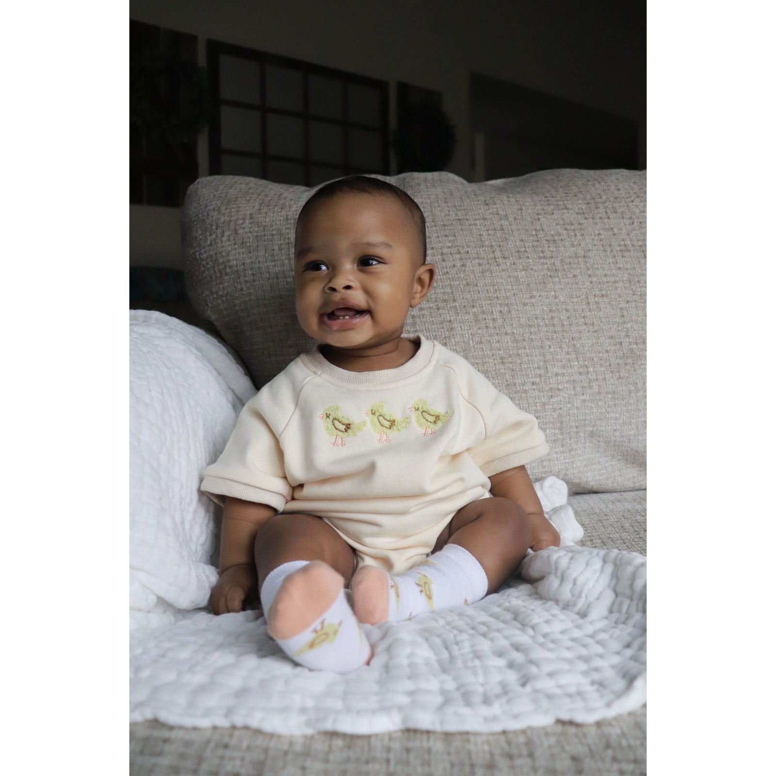 3 Little Ducks Bubble Romper