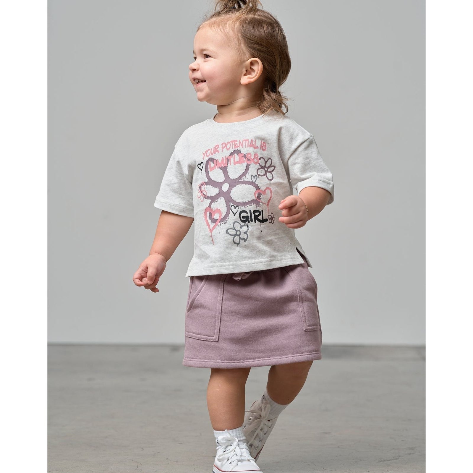 Limitless Tee - Light Heather Grey