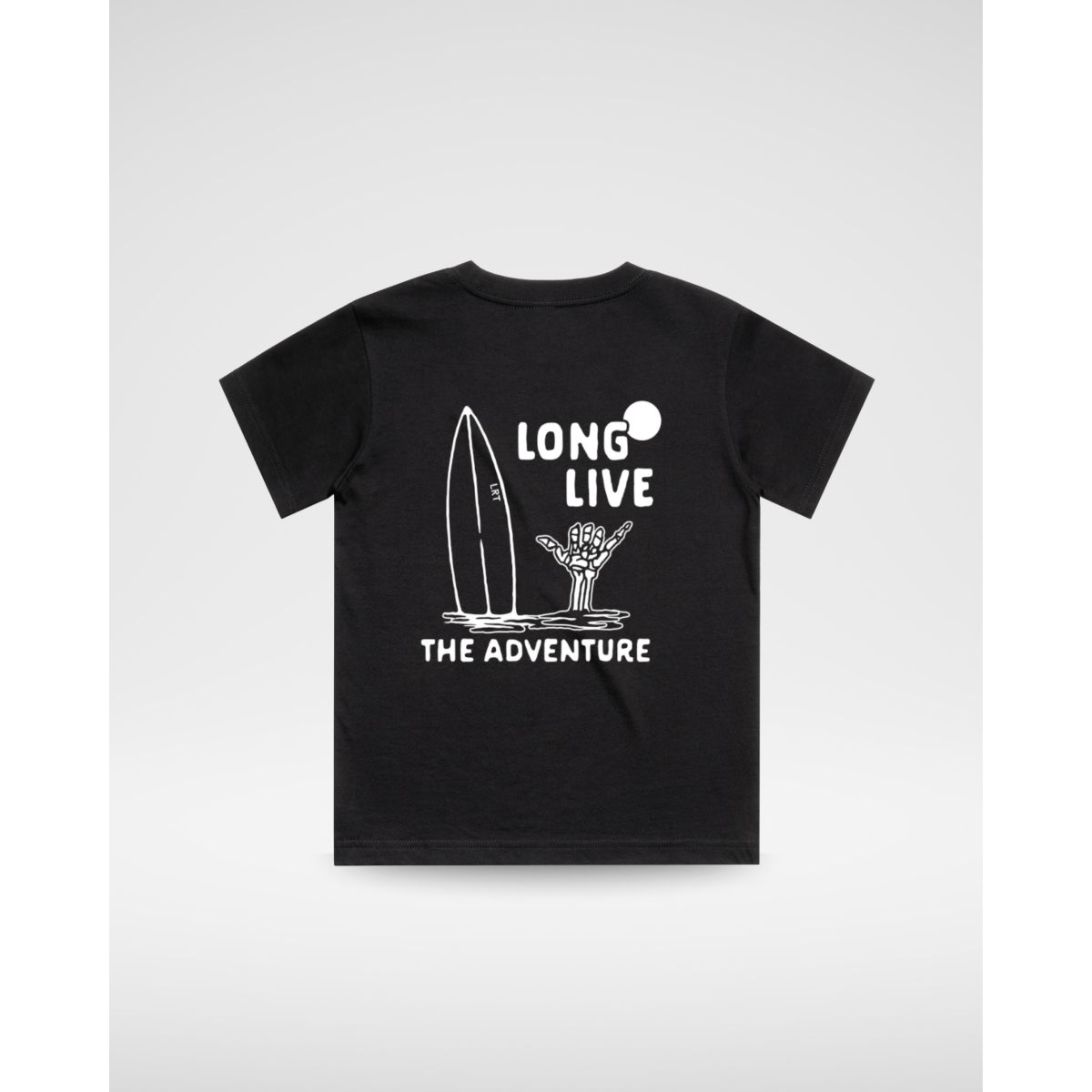 LONG LIVE THE ADVENTURE TEE - BLACK