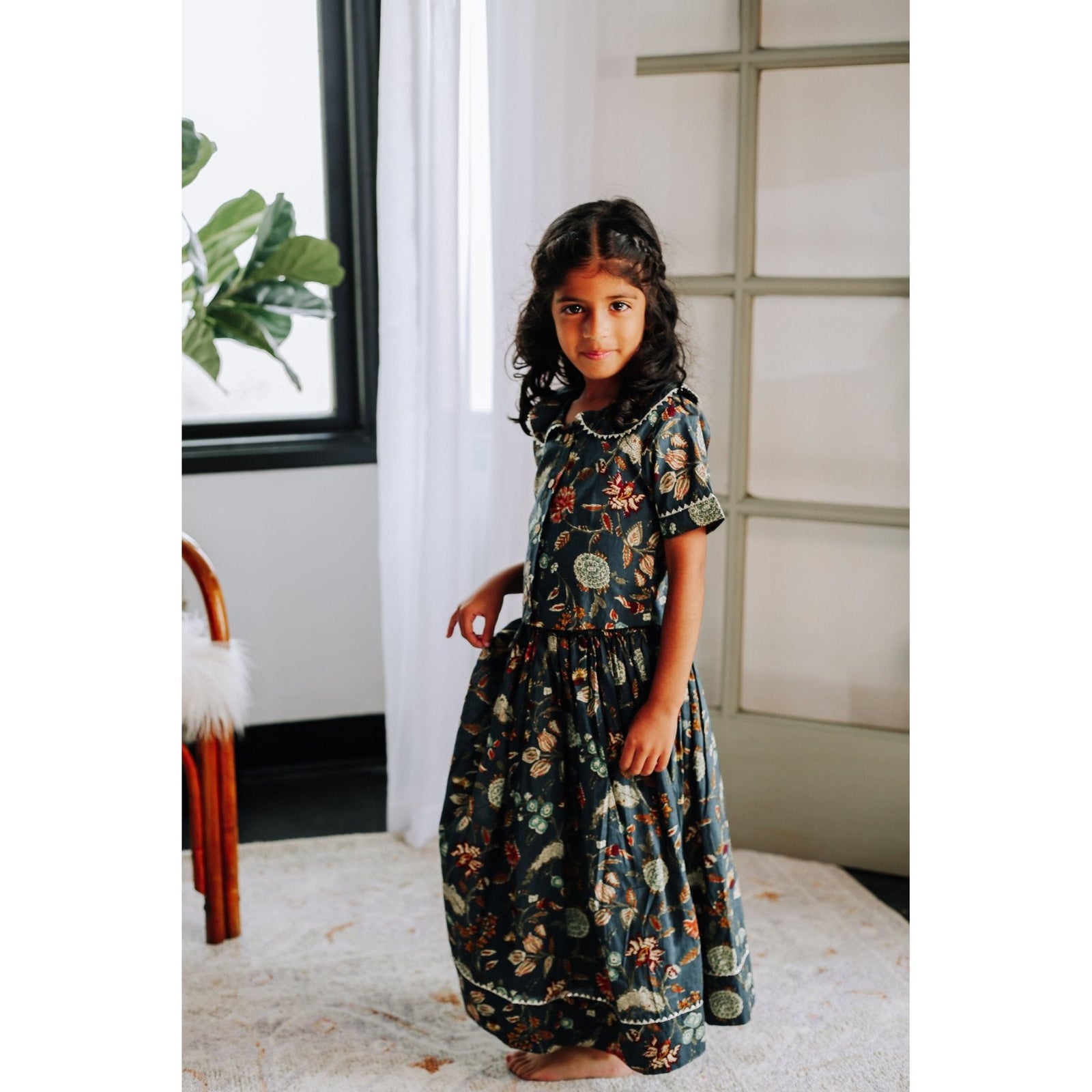 Meera Lehenga - Navy