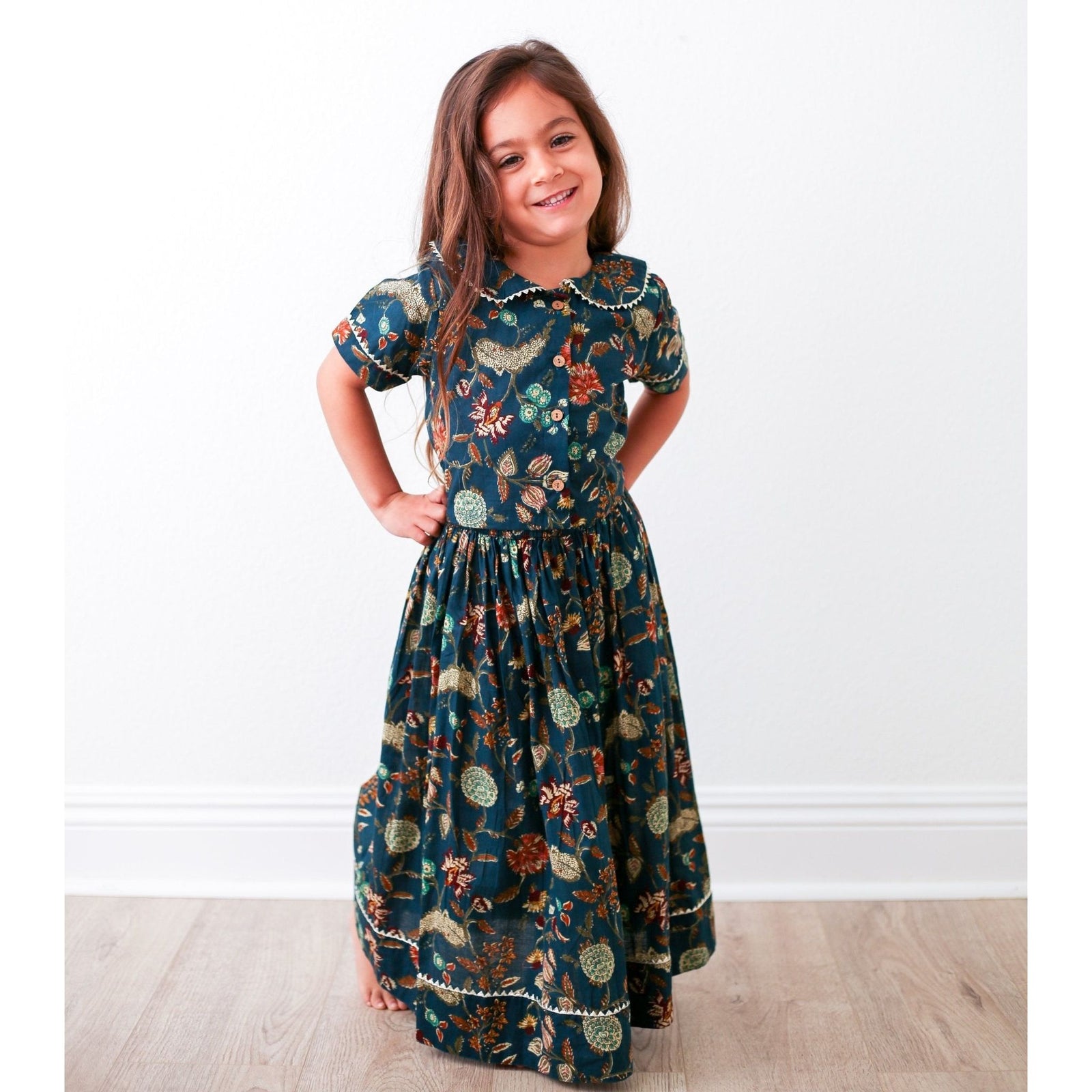 Meera Lehenga - Navy