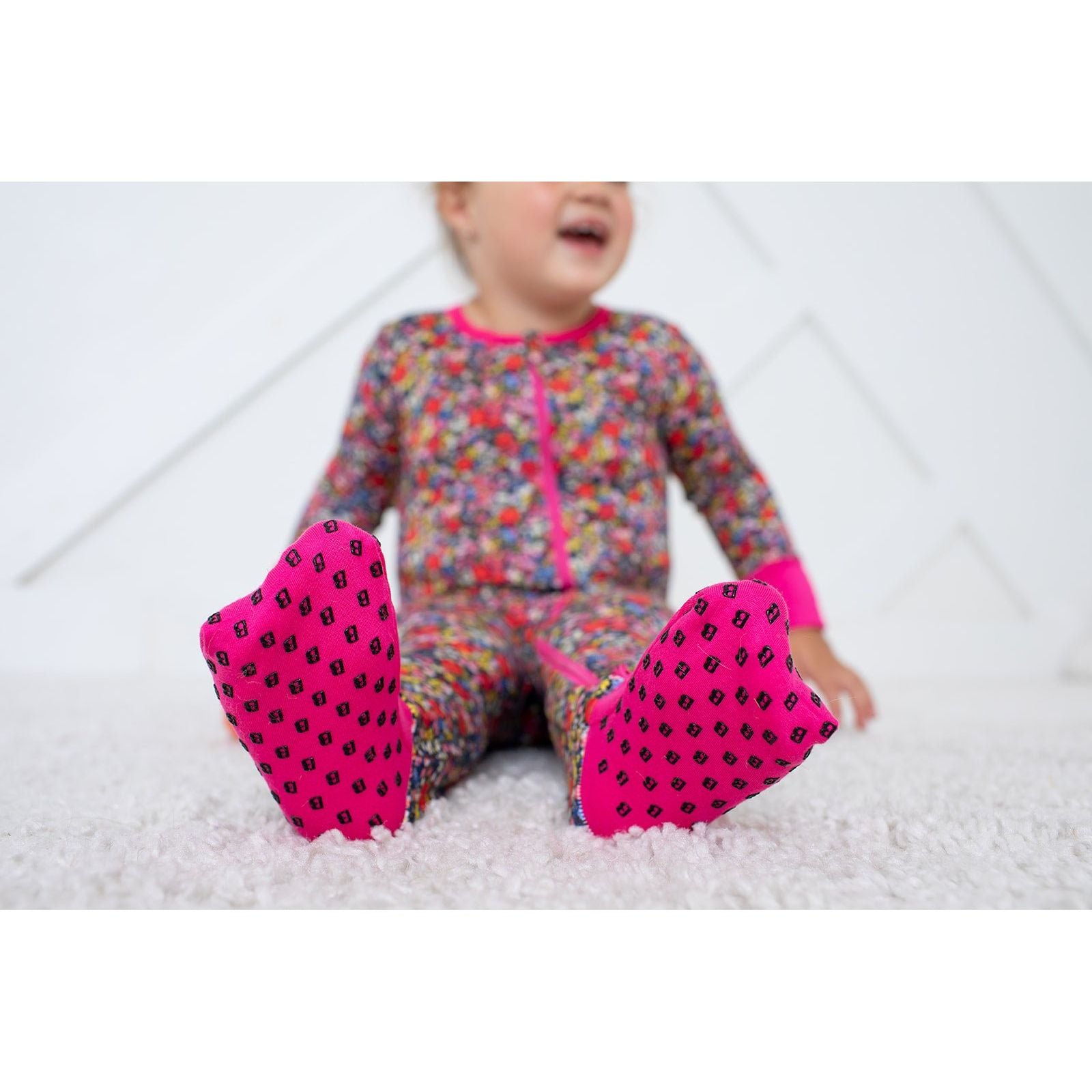 Midnight Petals Convertible Coverall
