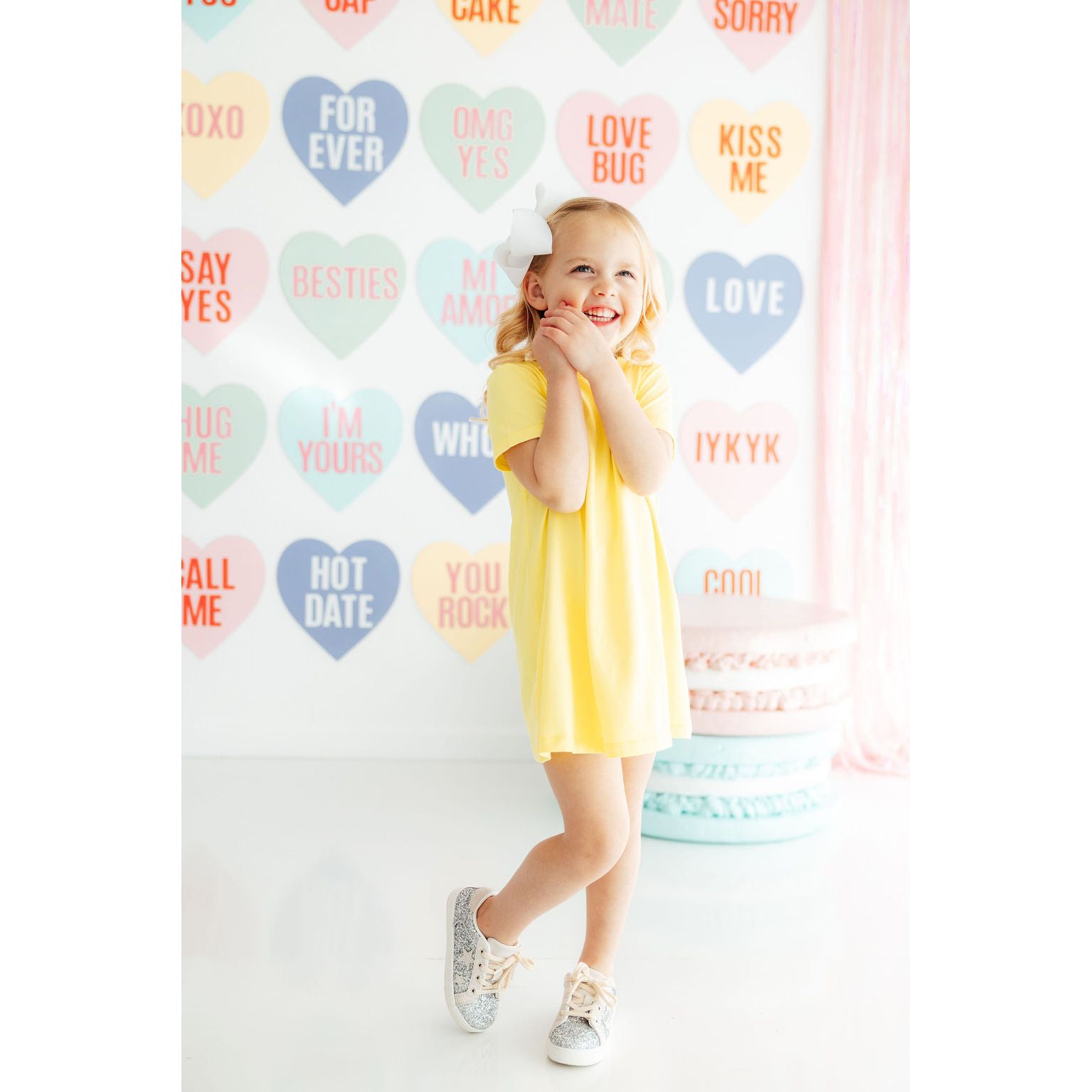 Yellow T-Shirt Dress