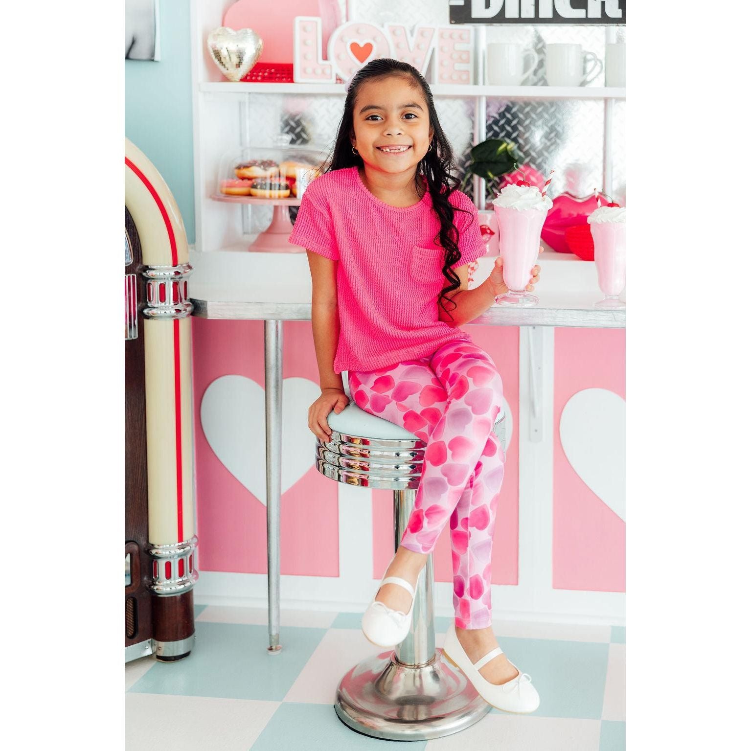 Happy Heart Day Leggings