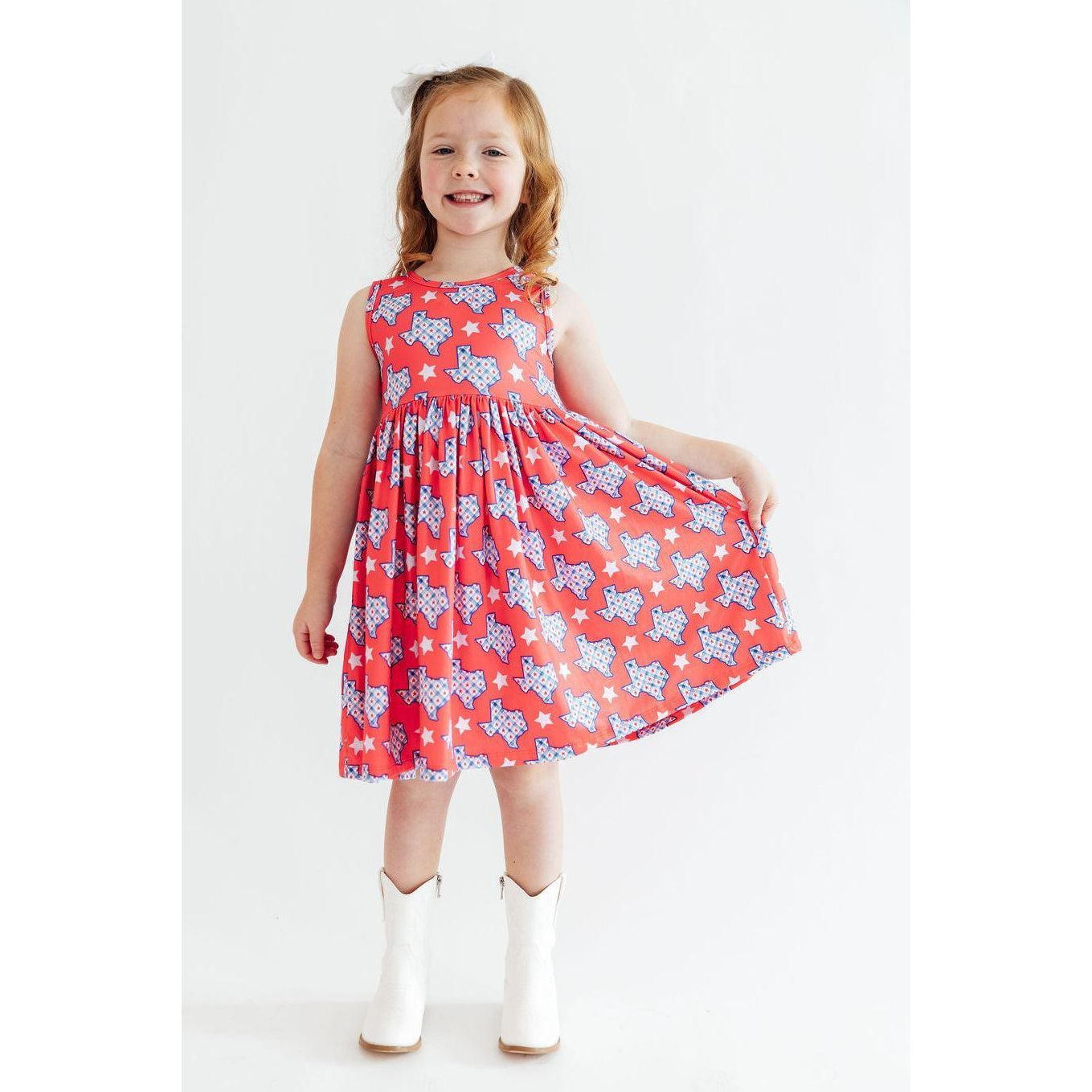 Texas Pride Tank Twirl Dress