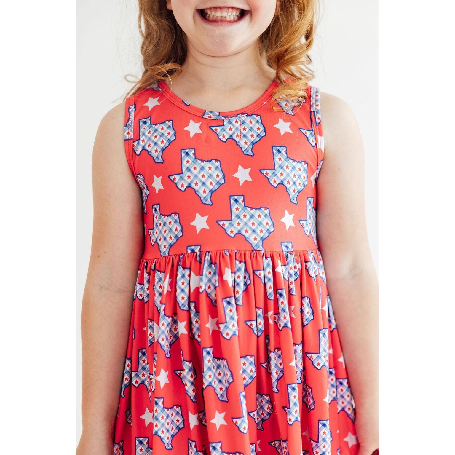 Texas Pride Tank Twirl Dress
