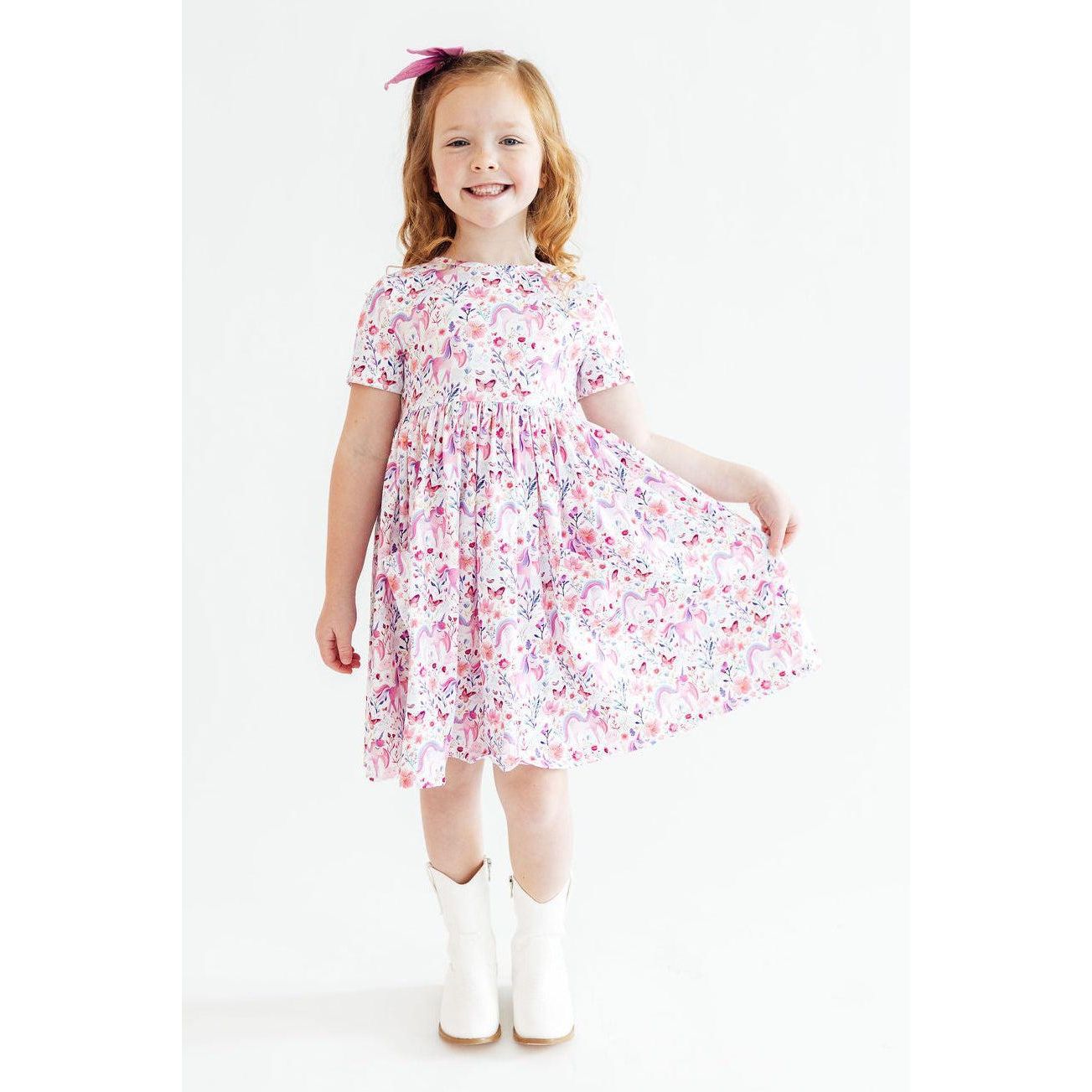 Whimsical Woods S/S Pocket Twirl Dress