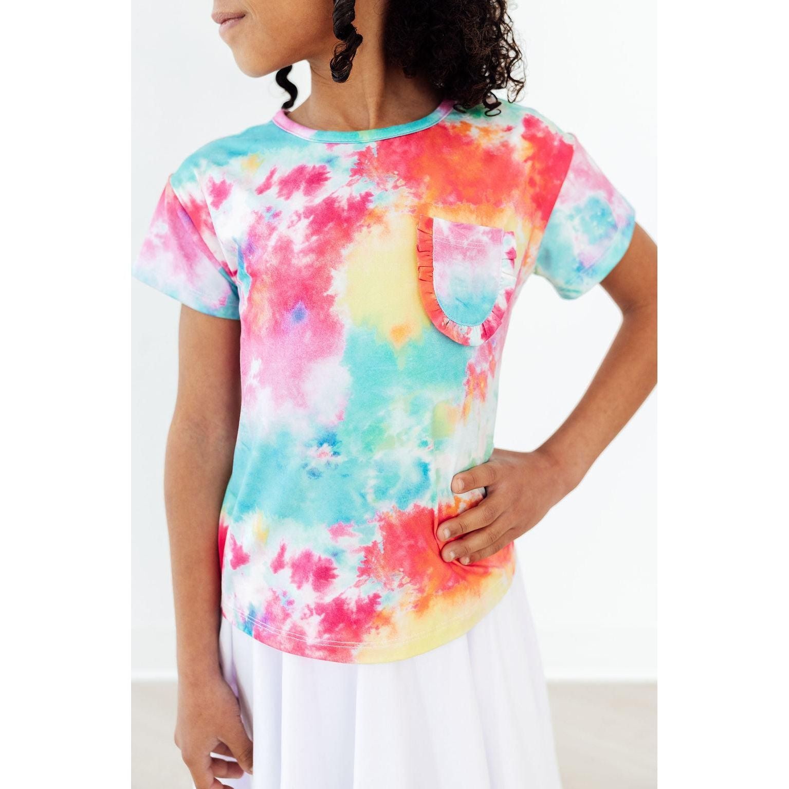 Far Out Ruffle Pocket Tee