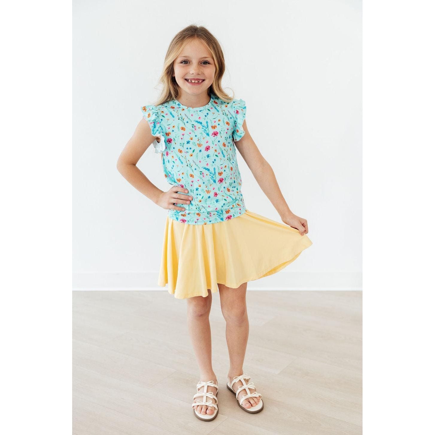 Bluebell Breeze S/S Ruffle Tee