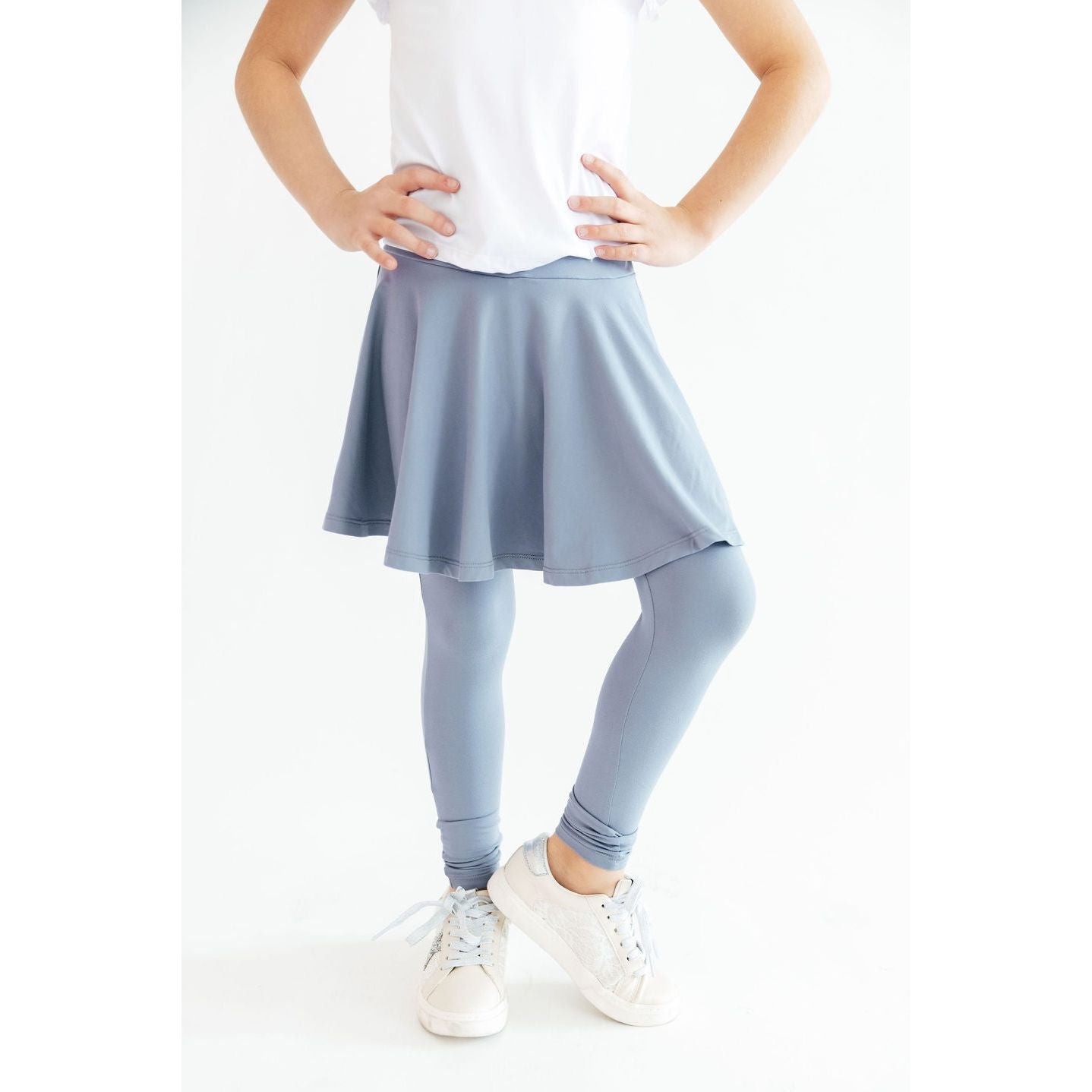 Dusty Blue Twirl Skegging