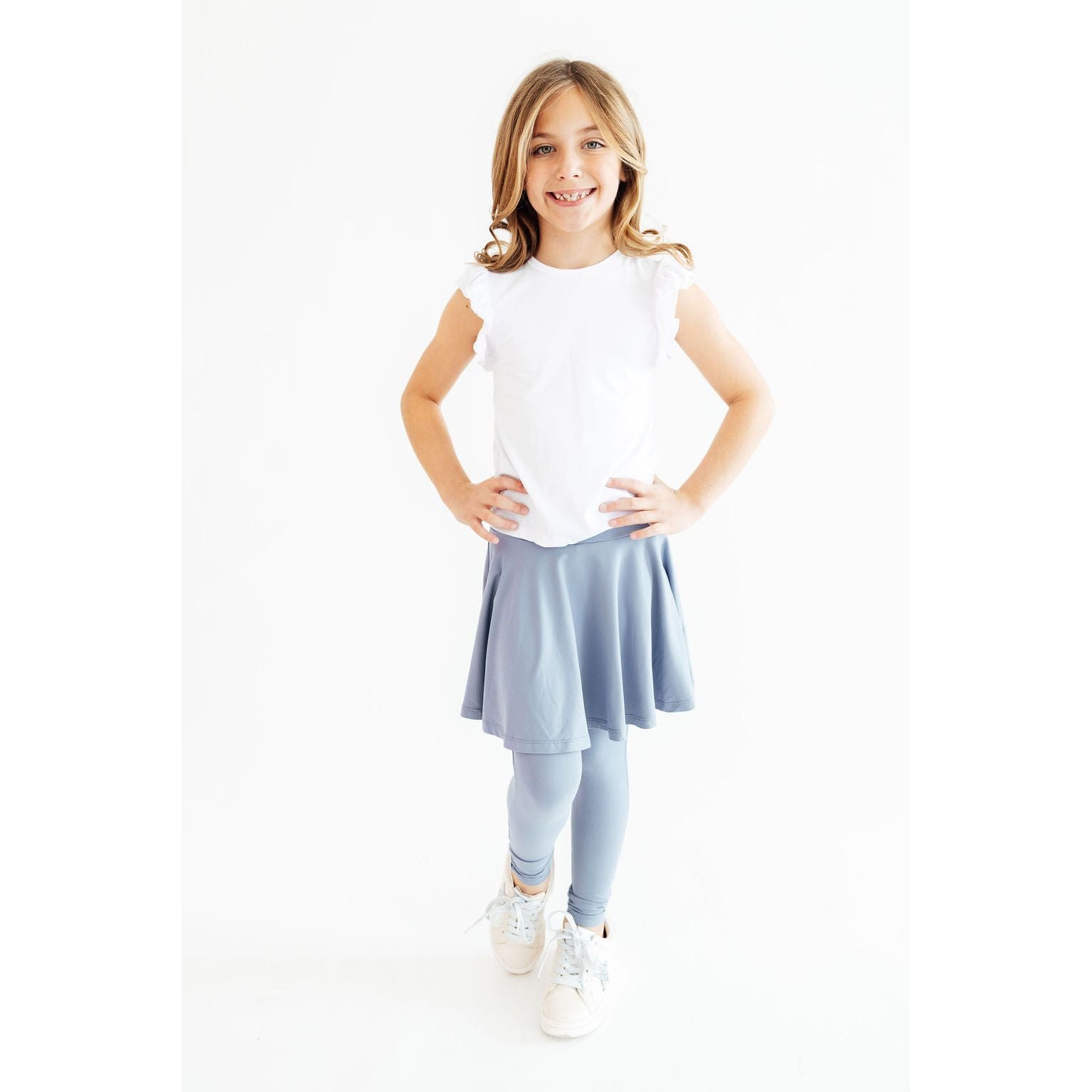 Dusty Blue Twirl Skegging