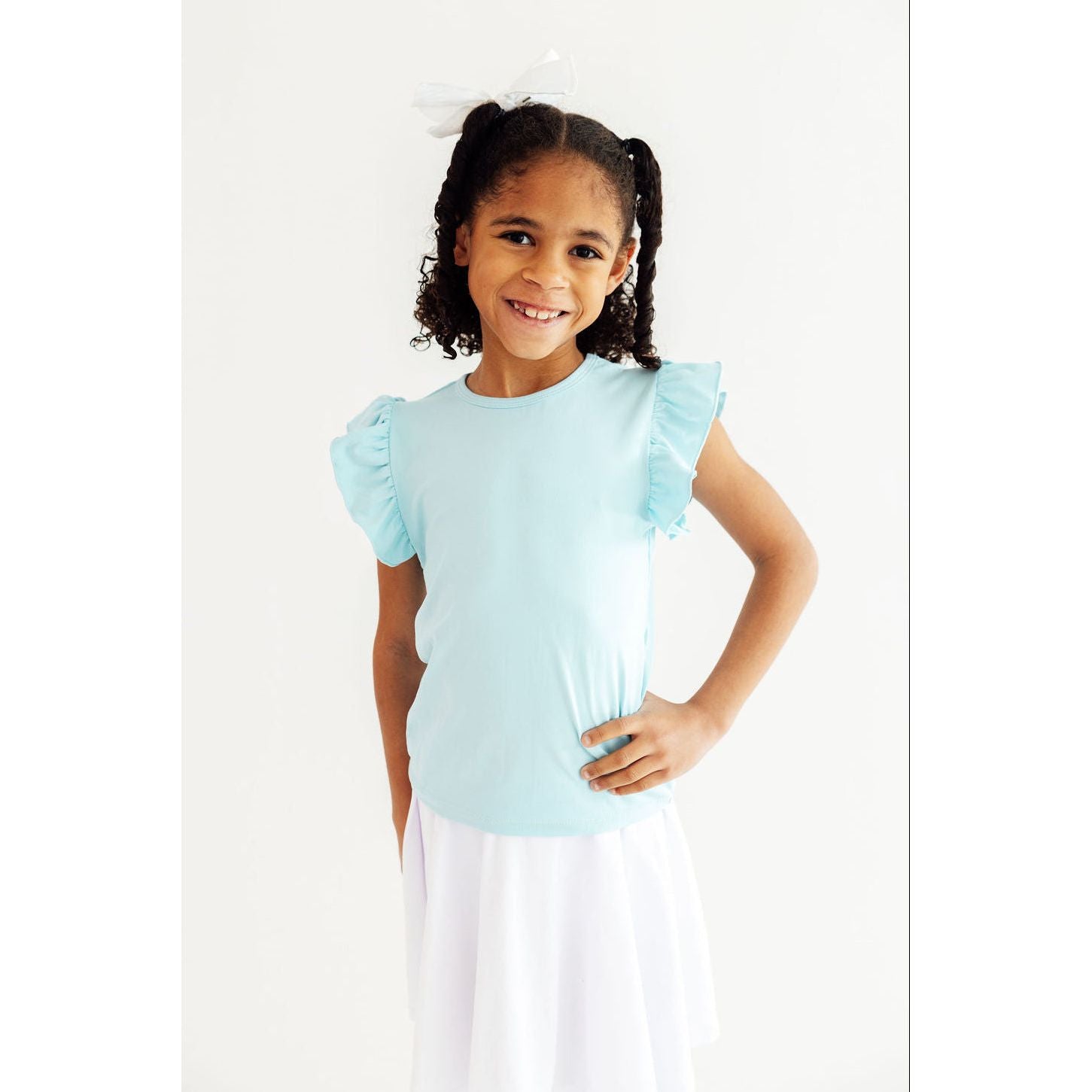 Bluebird S/S Ruffle Tee