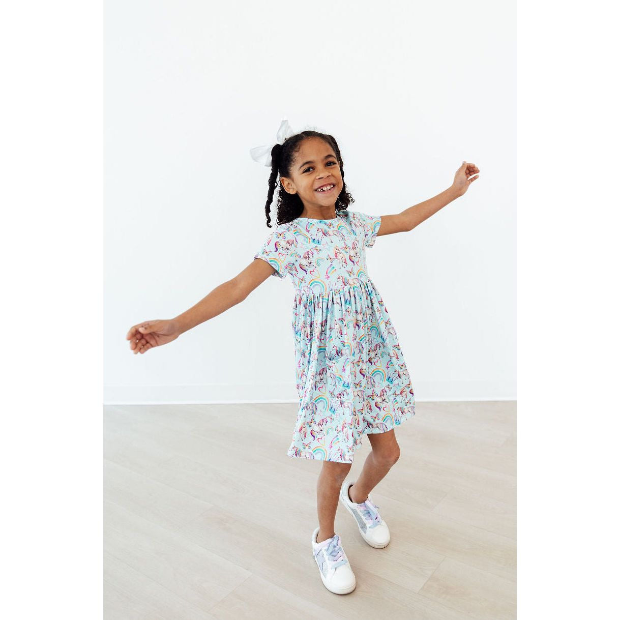 Unicorn Queen S/S Pocket Twirl Dress