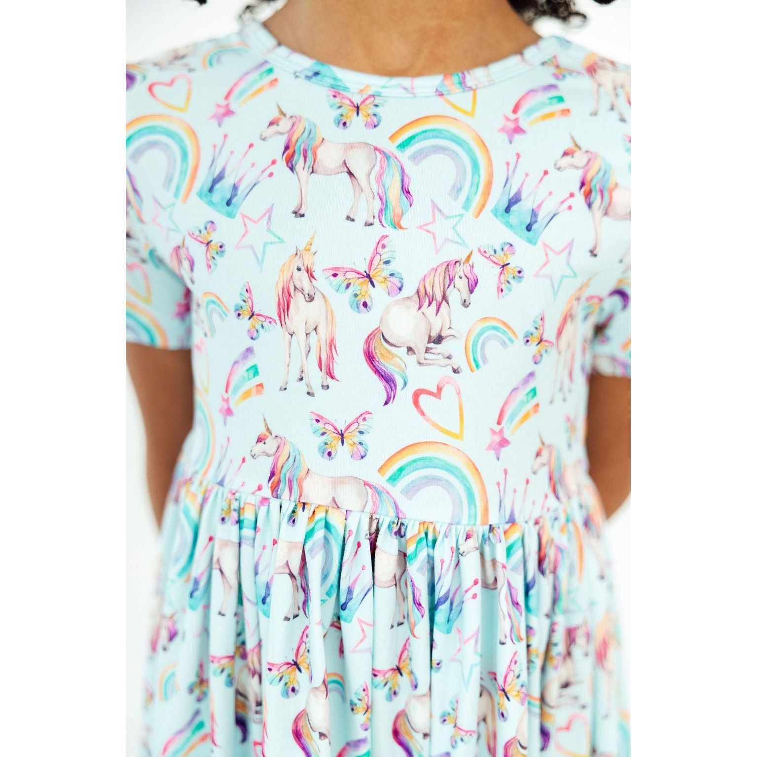 Unicorn Queen S/S Pocket Twirl Dress