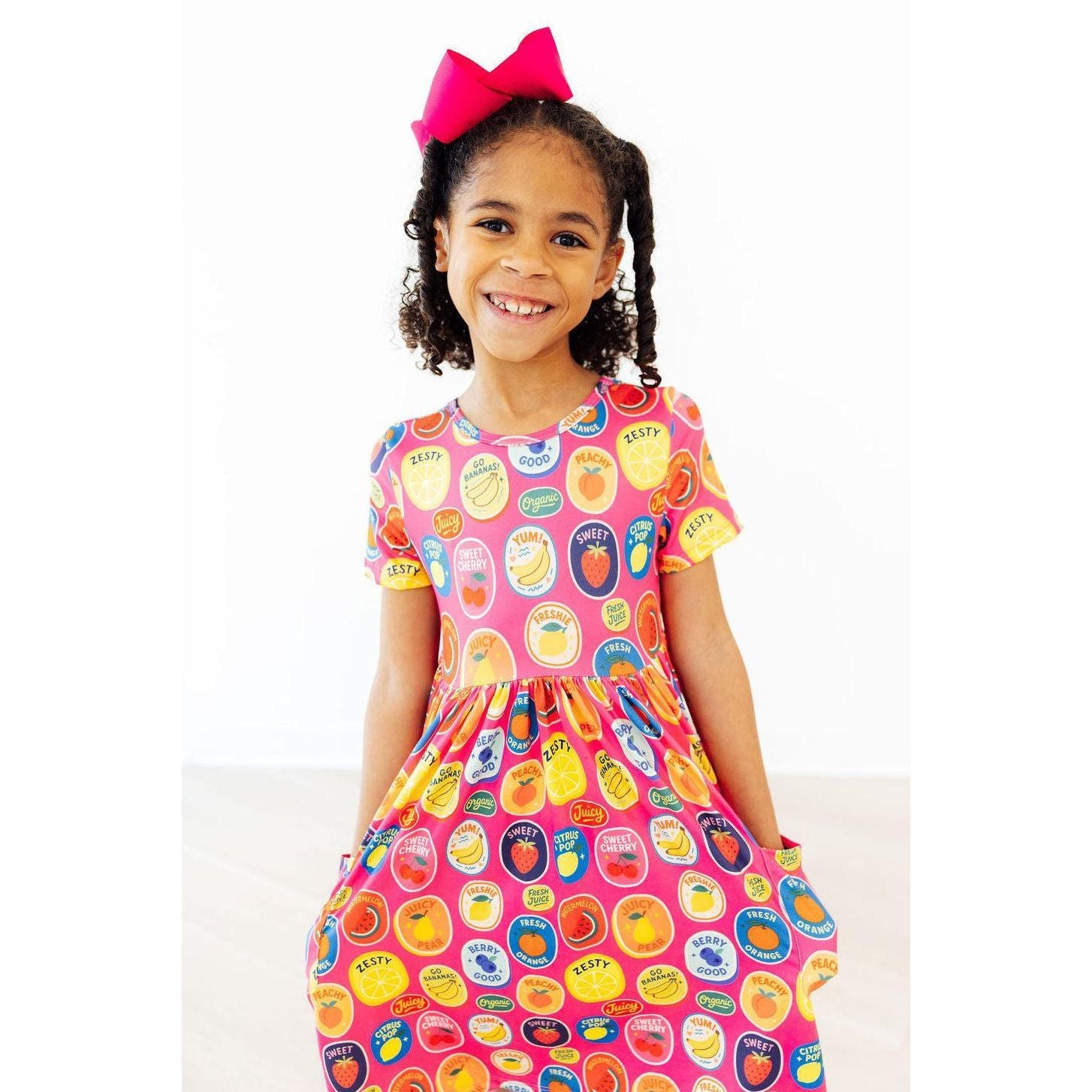 Fresh & Fruity S/S Pocket Twirl Dress