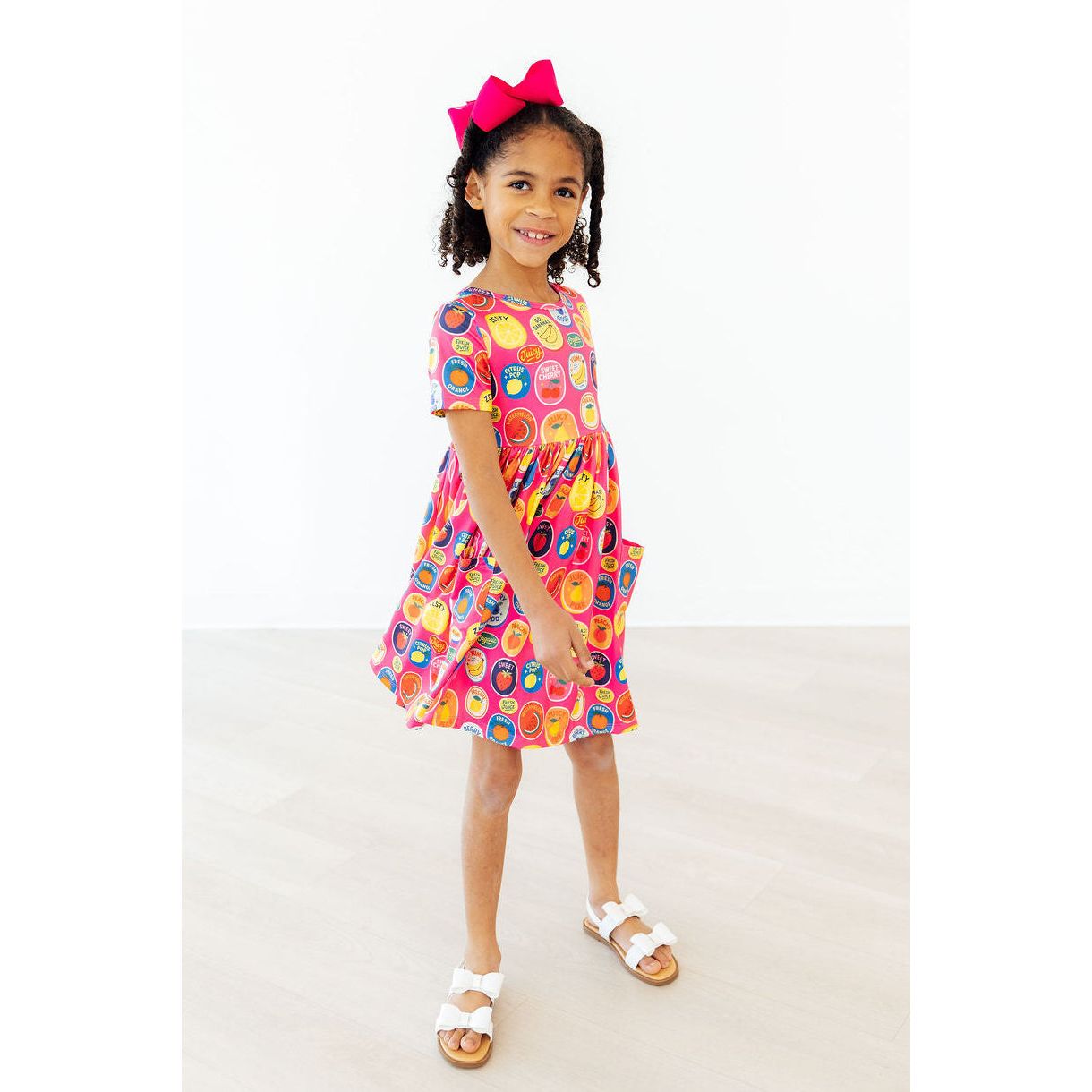 Fresh & Fruity S/S Pocket Twirl Dress
