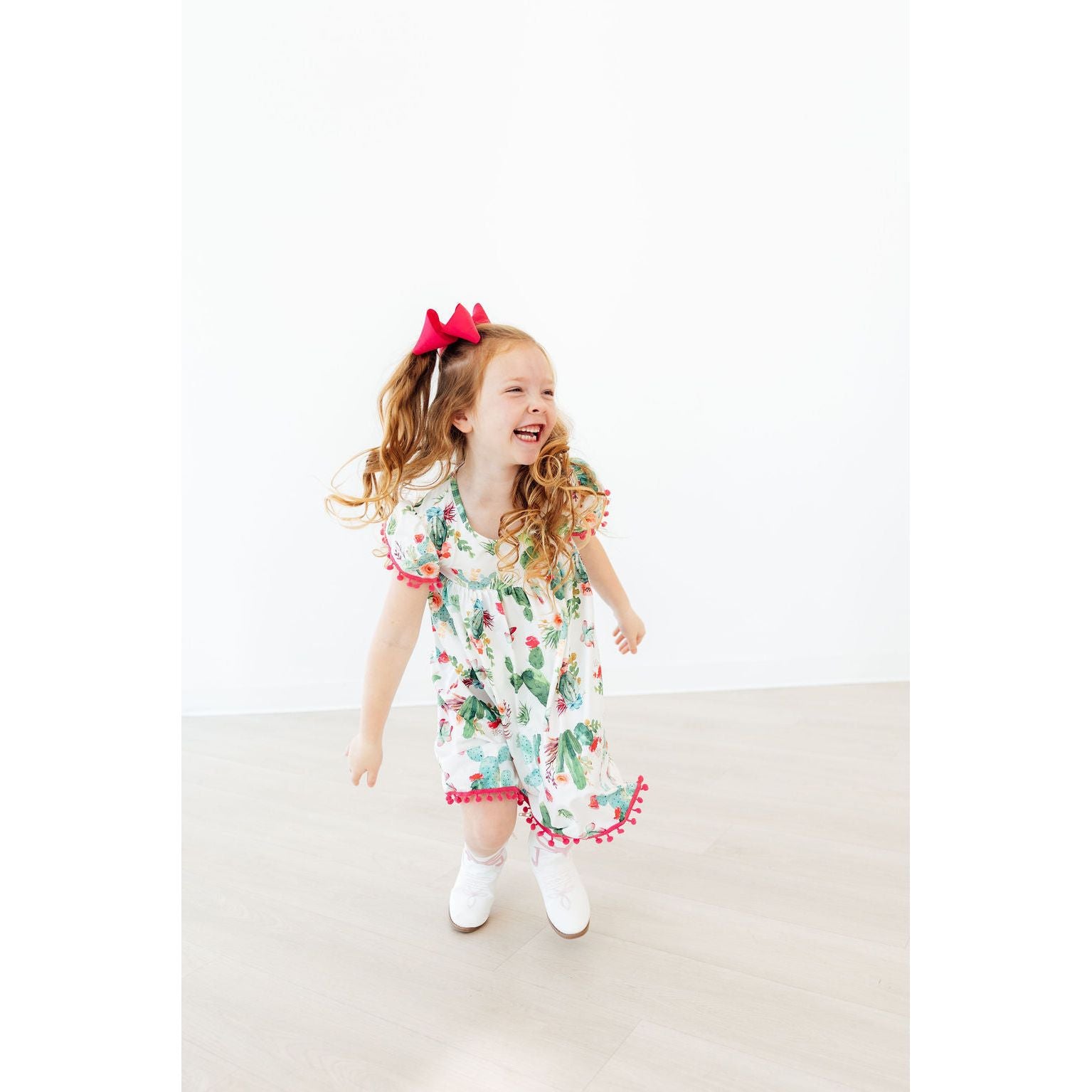 Cute Cactus Pom Pom Dress